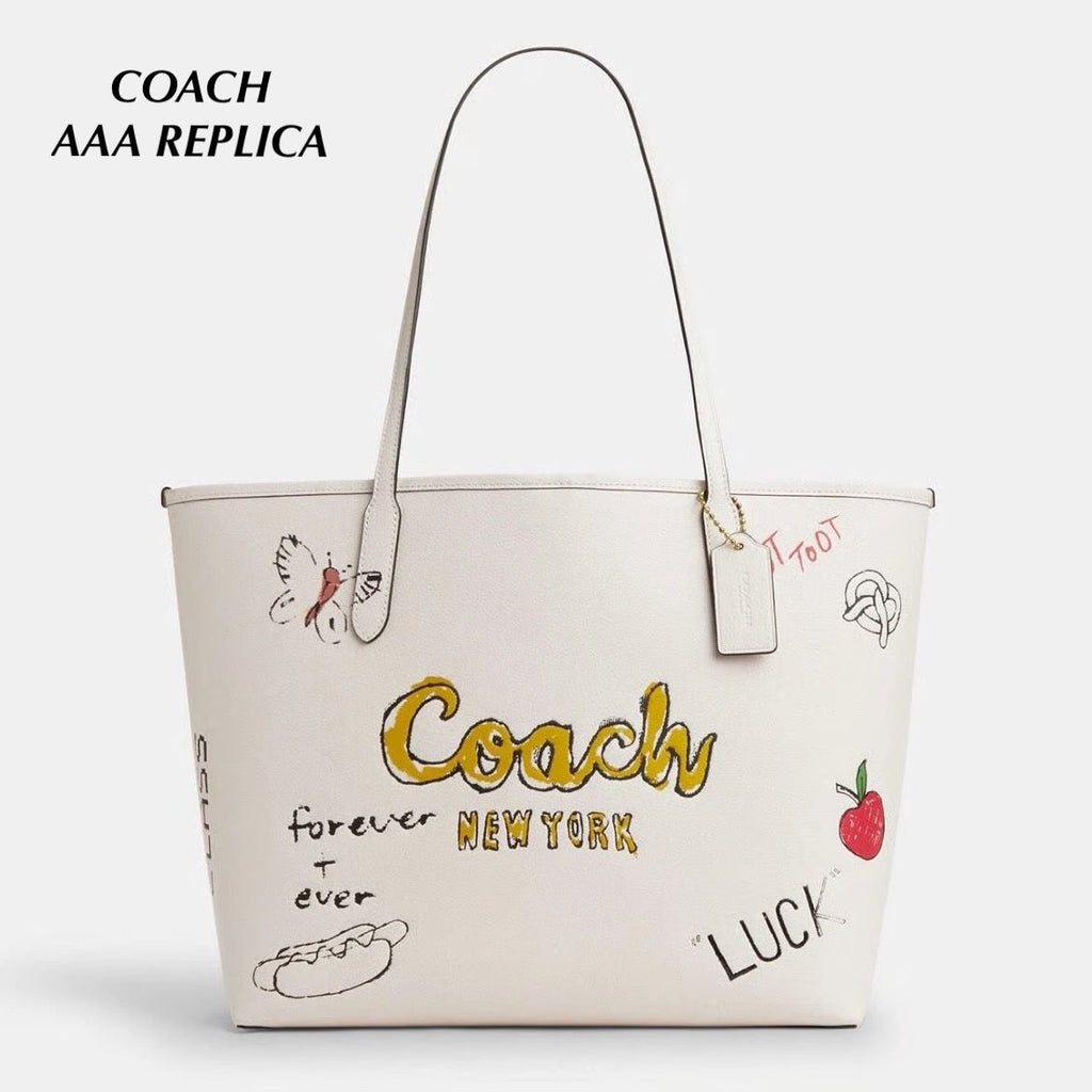 Coach Sketch Print Tote Bag