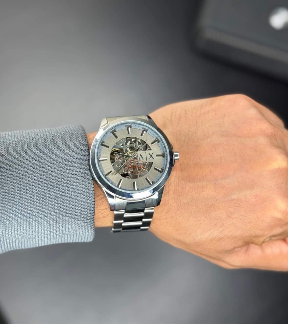 Armani Exchange Skeleton Dial Edition