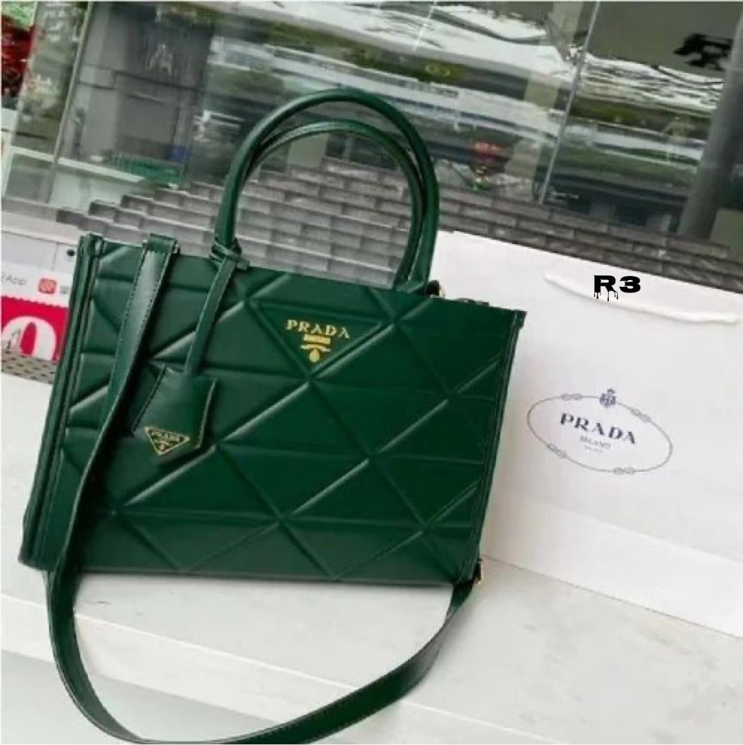 Prada Diamond Cut Tote Bag