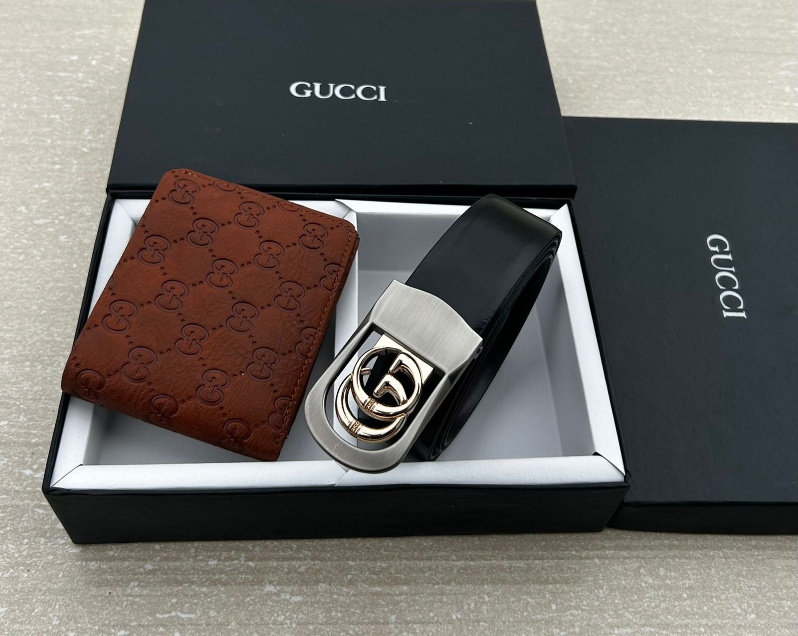 Gucci Reversible Belt & Wallet Combo