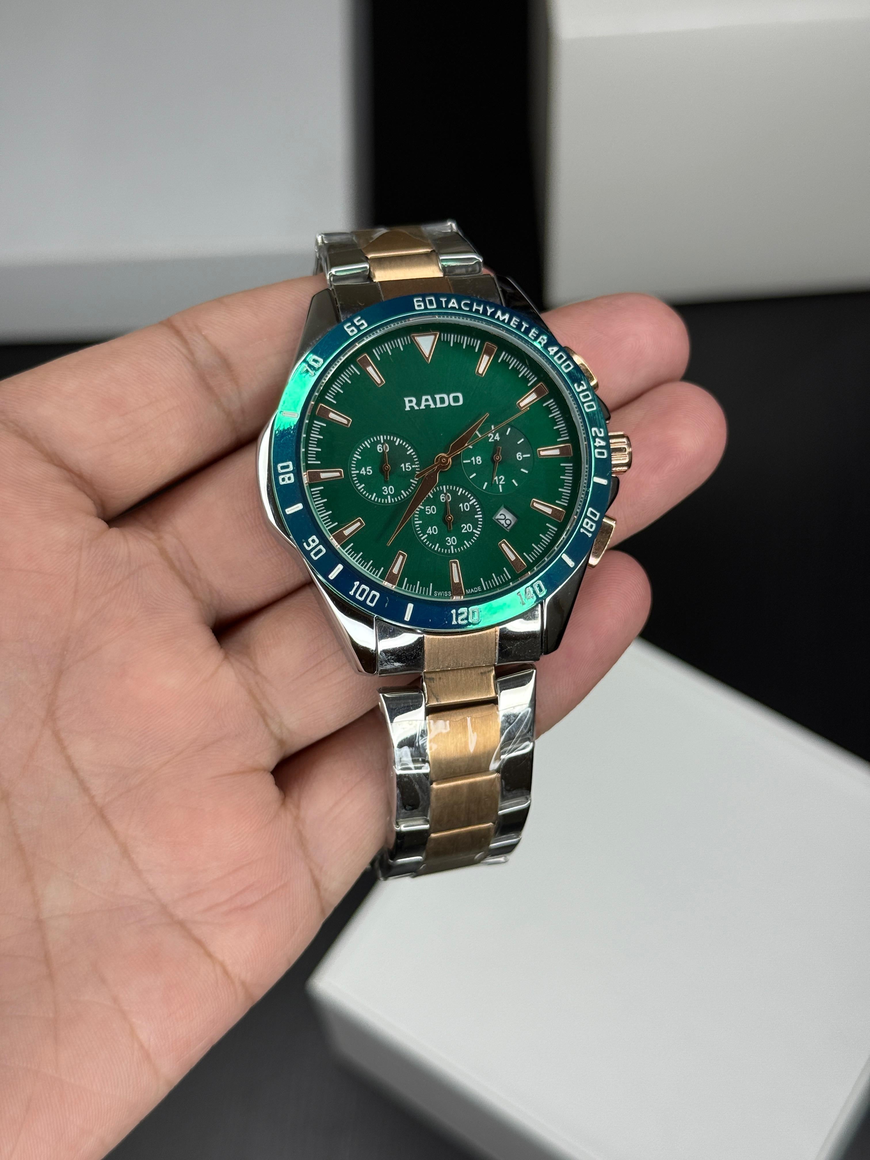 Rado Green Dial Chronograph