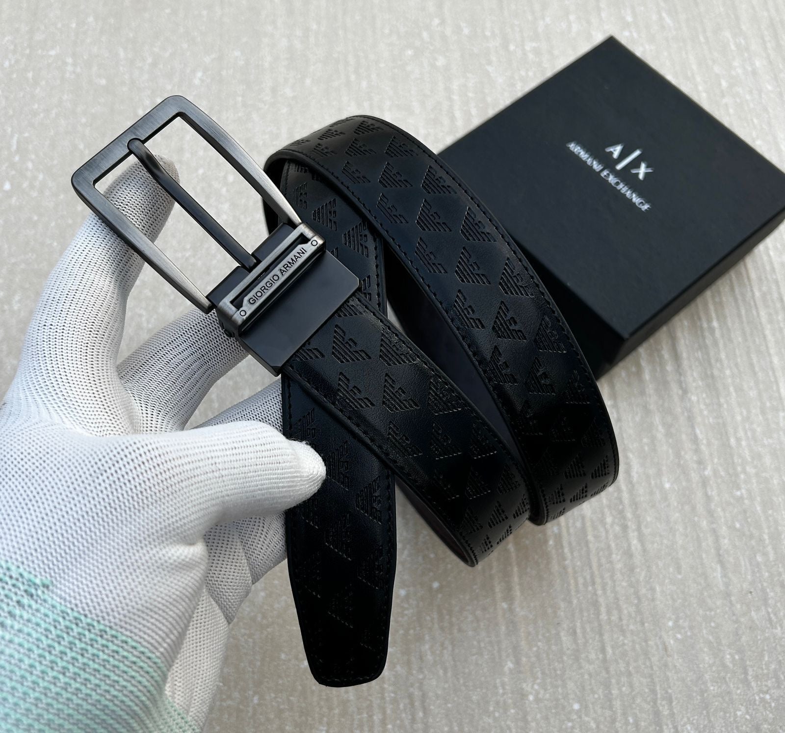 Armani Exchange Reversible Belt