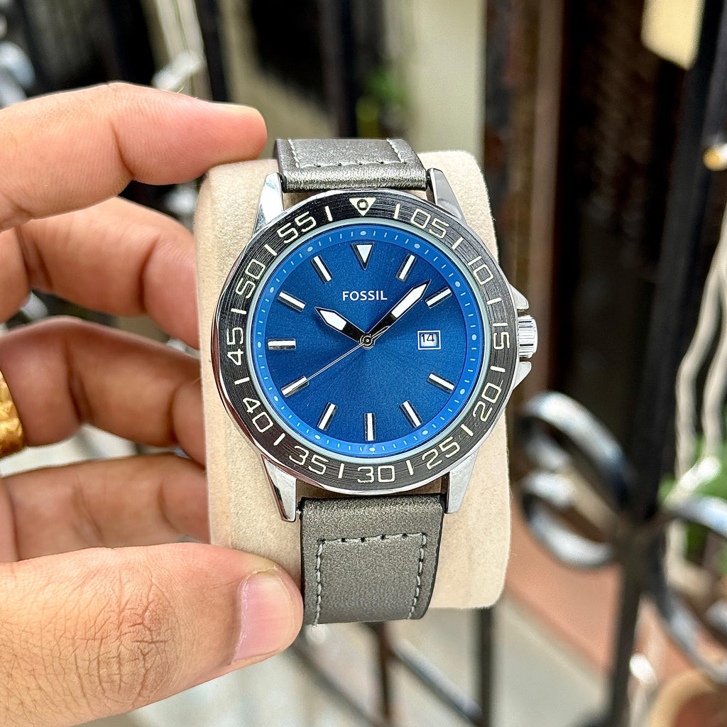 Fossil Bannon Blue Dial Edition