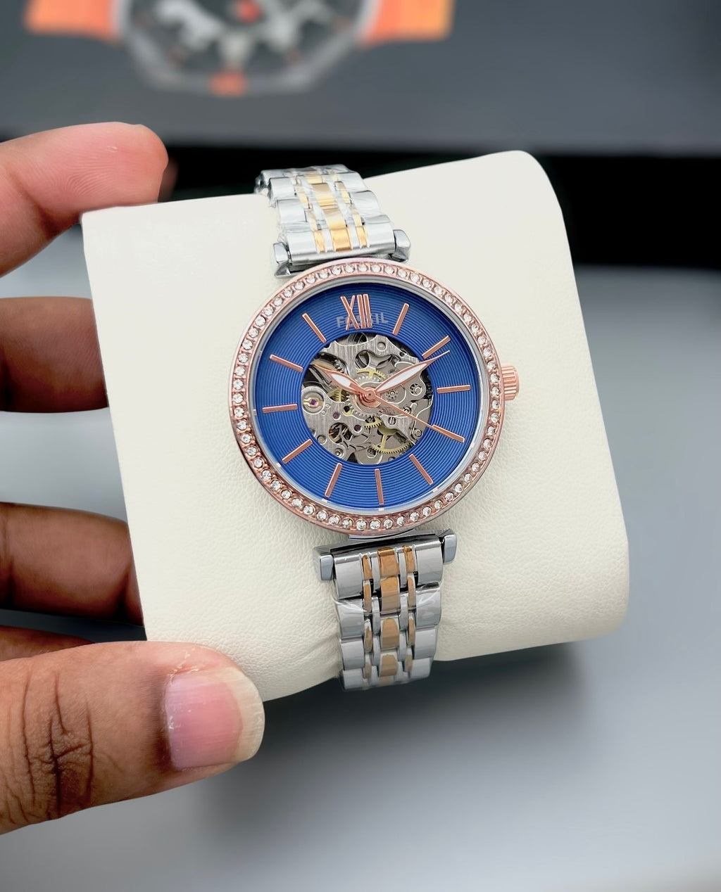 Fossil Diamond Bezel