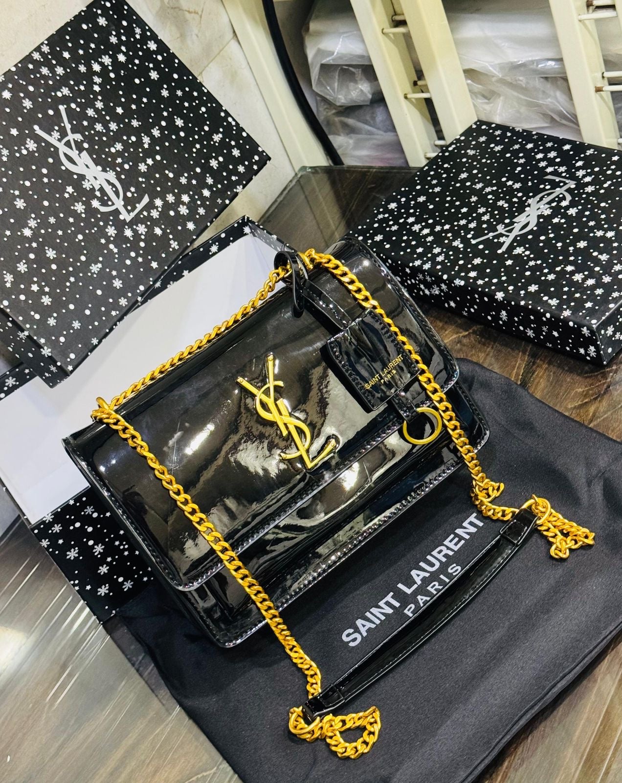 Ysl Sunset Patent Leather