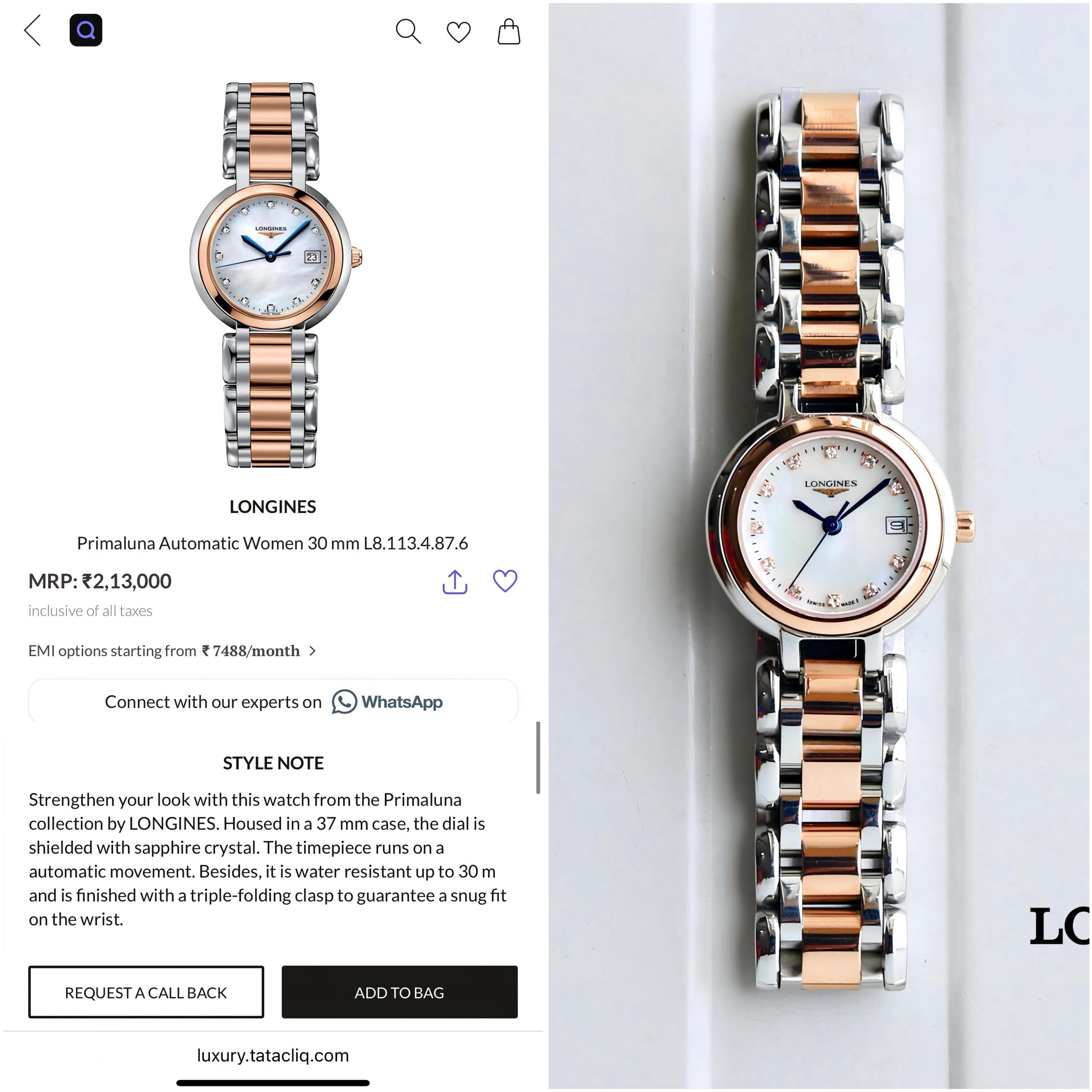 Longines Prima Luna Collection