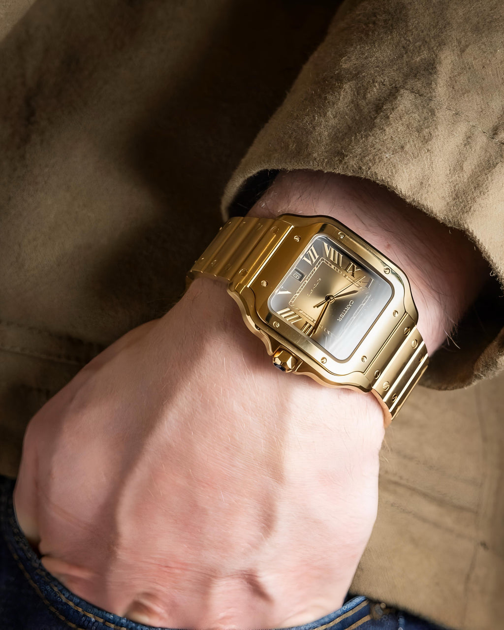 Cartier Santos Yellow Gold Series