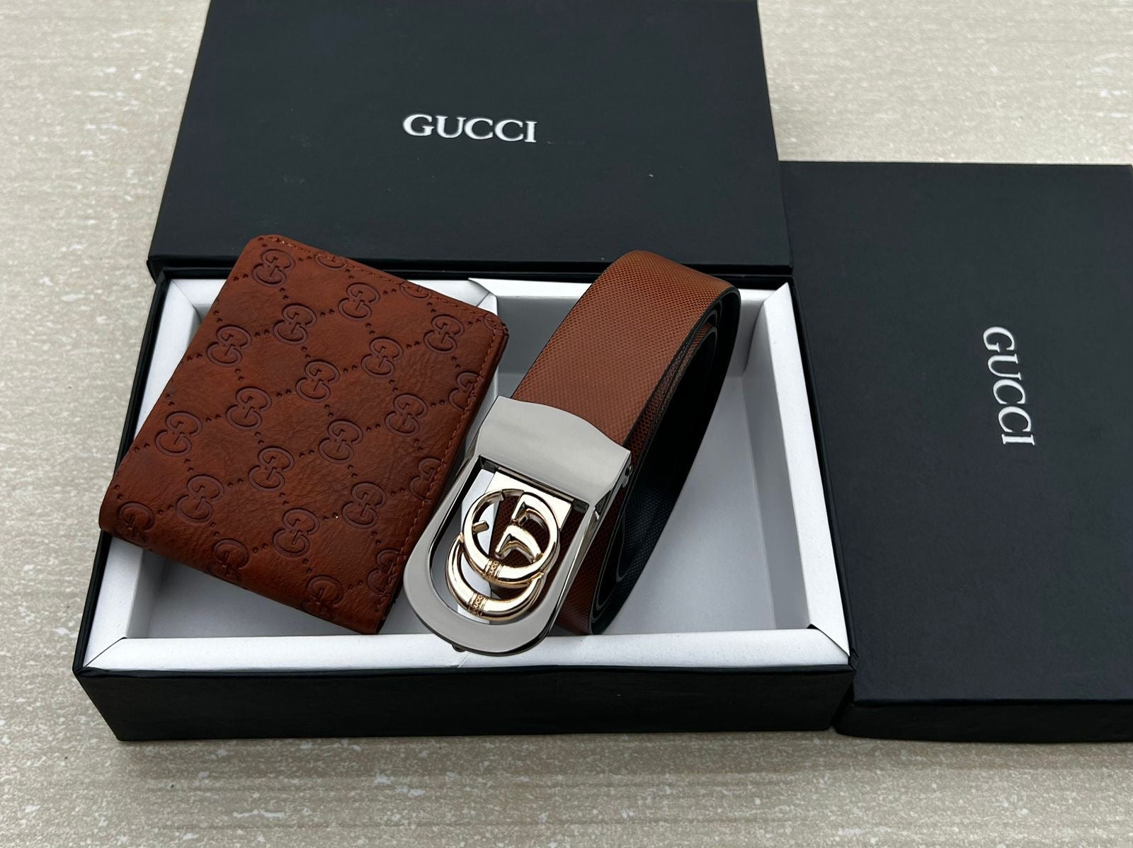 Gucci Reversible Belt & Wallet Combo