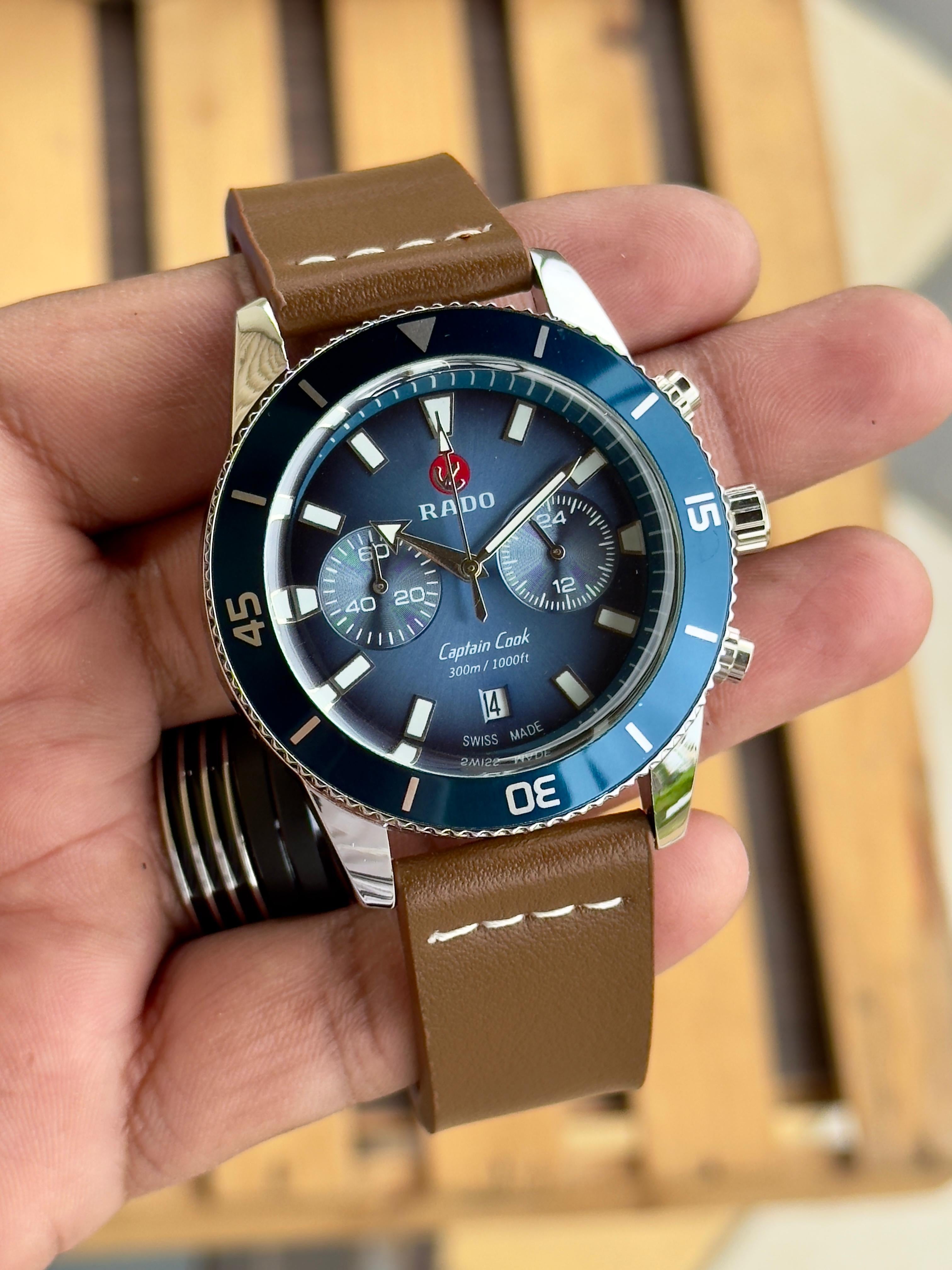 Rado Captain Cook Sunburst Dial