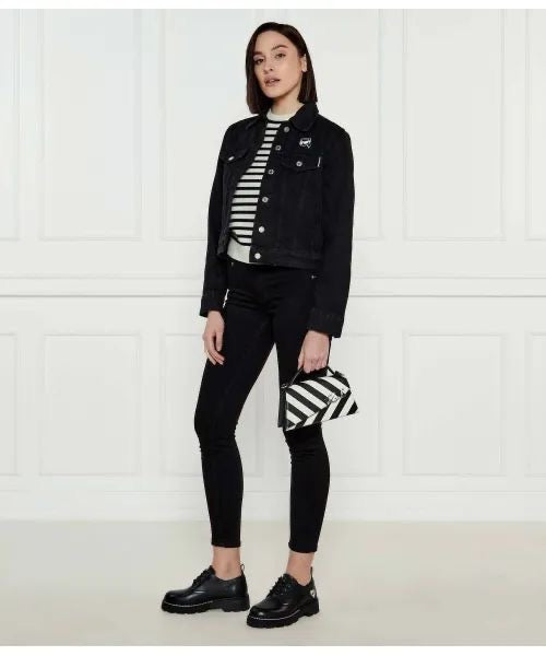 Karl Lagerfeld K/Signature Leather Bag