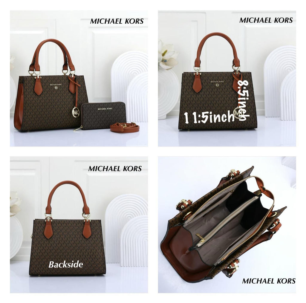 Michael Kors Marilyn Medium Logo Satchel