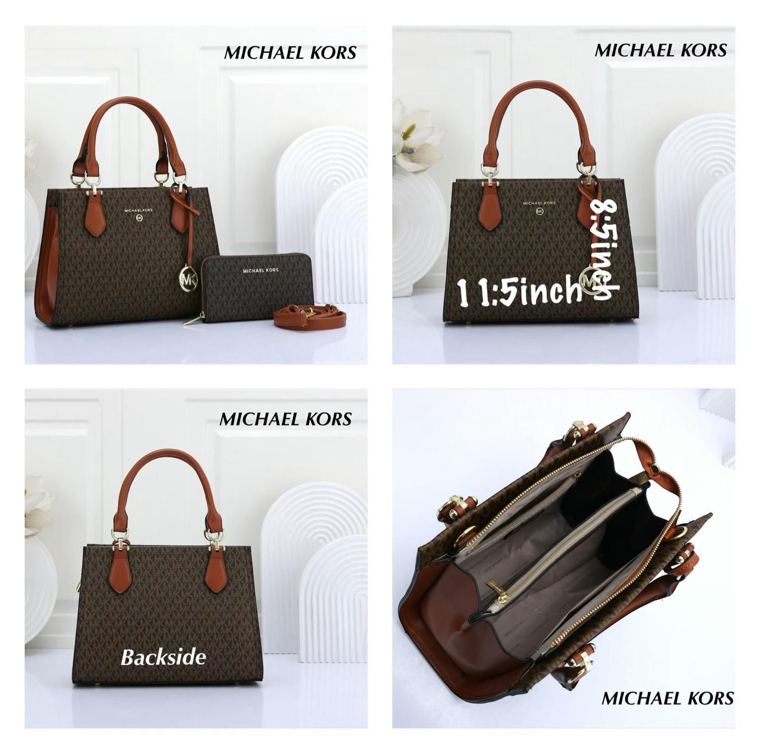 Michael Kors Marilyn Medium Logo Satchel