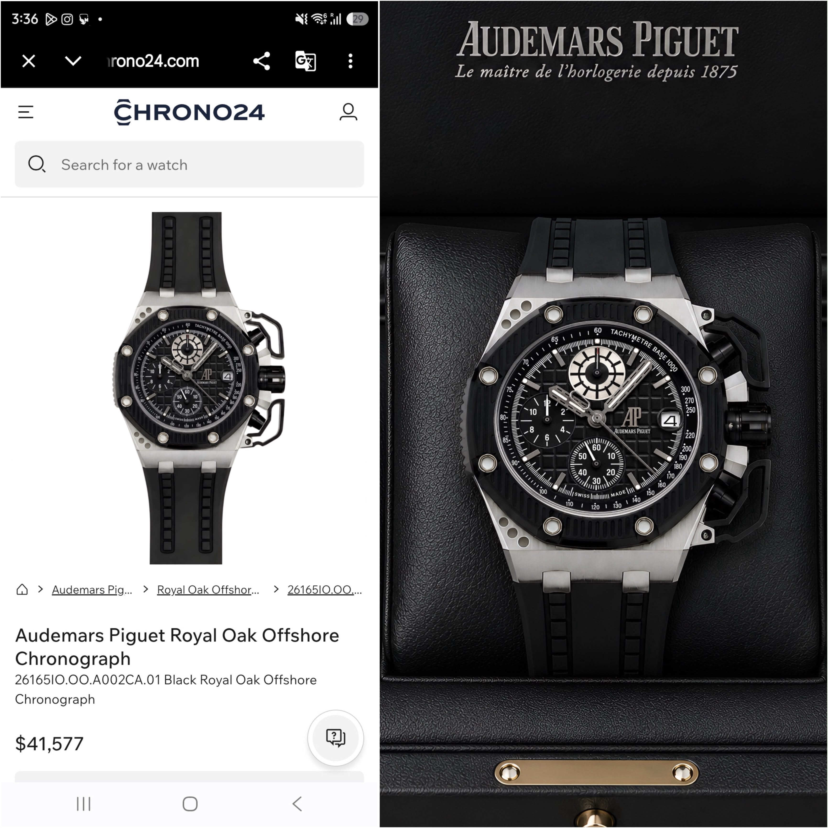 Audemars Piguet Royal Oak Offshore Survivor Black