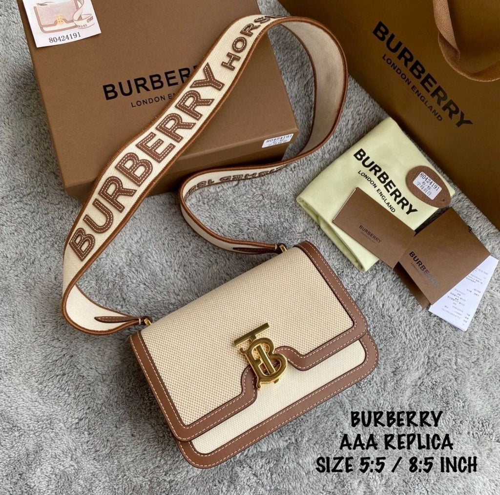 Burberry TB Logo-Plaque Crossbody Bag