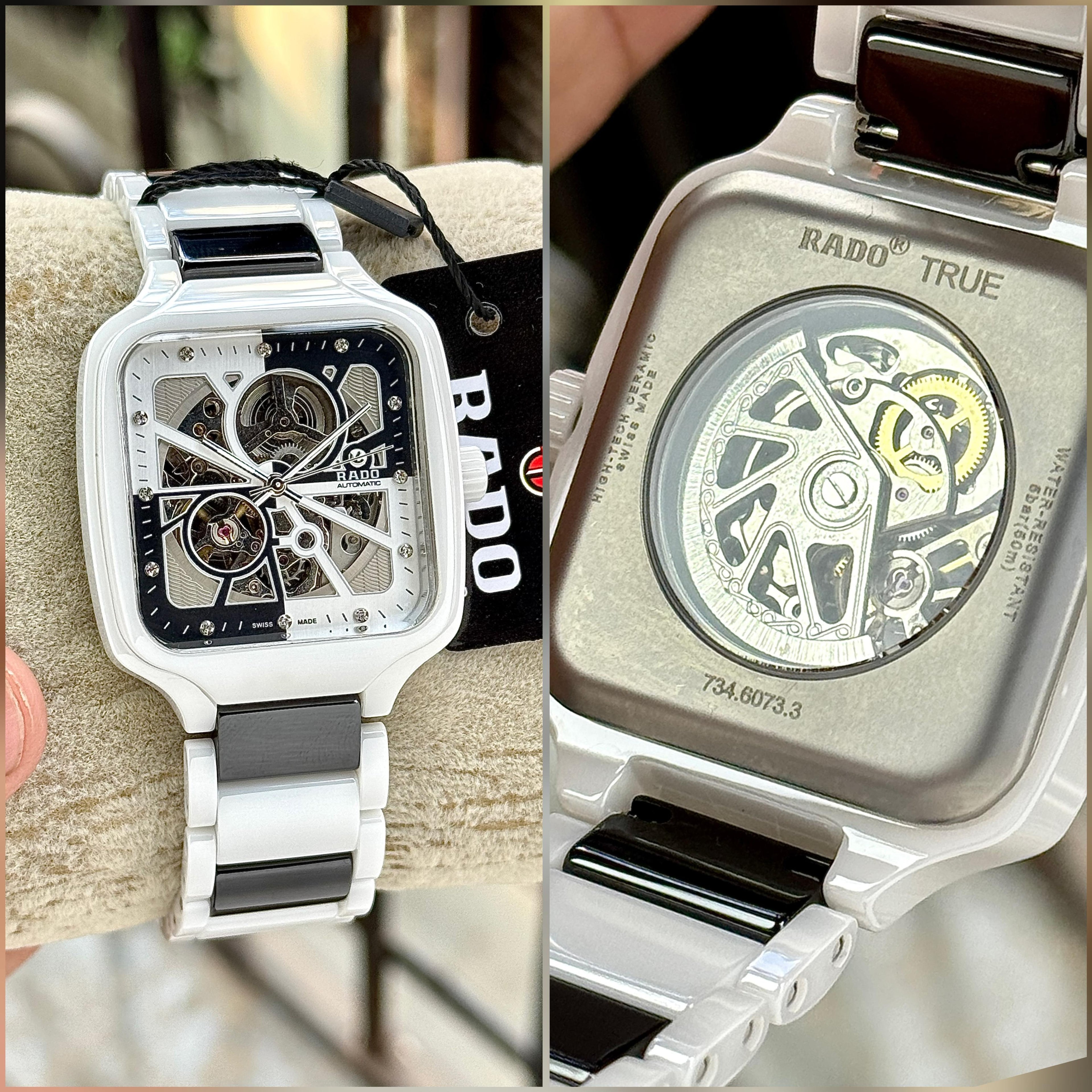 Rado True Square Automatic Open Heart Diamonds Edition