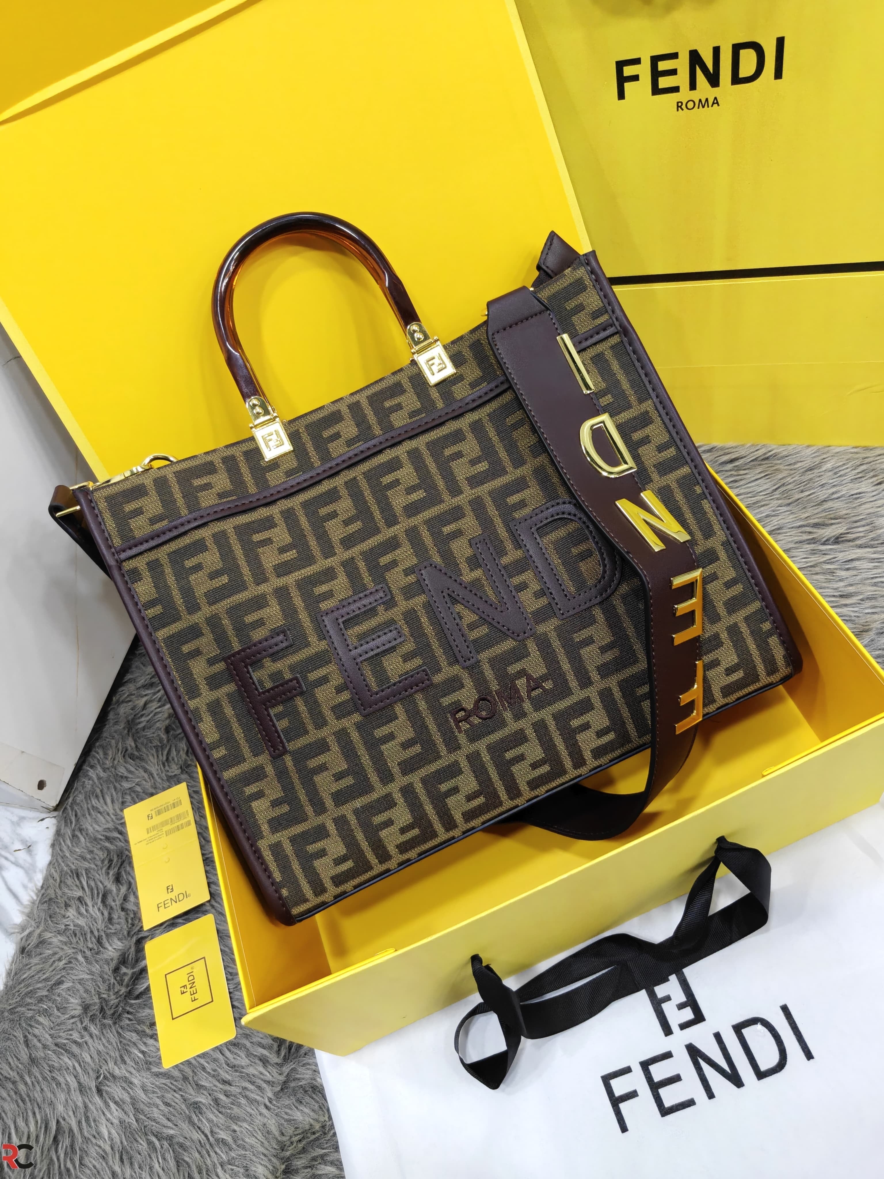 Fendi Large Sunshine Tote Bag