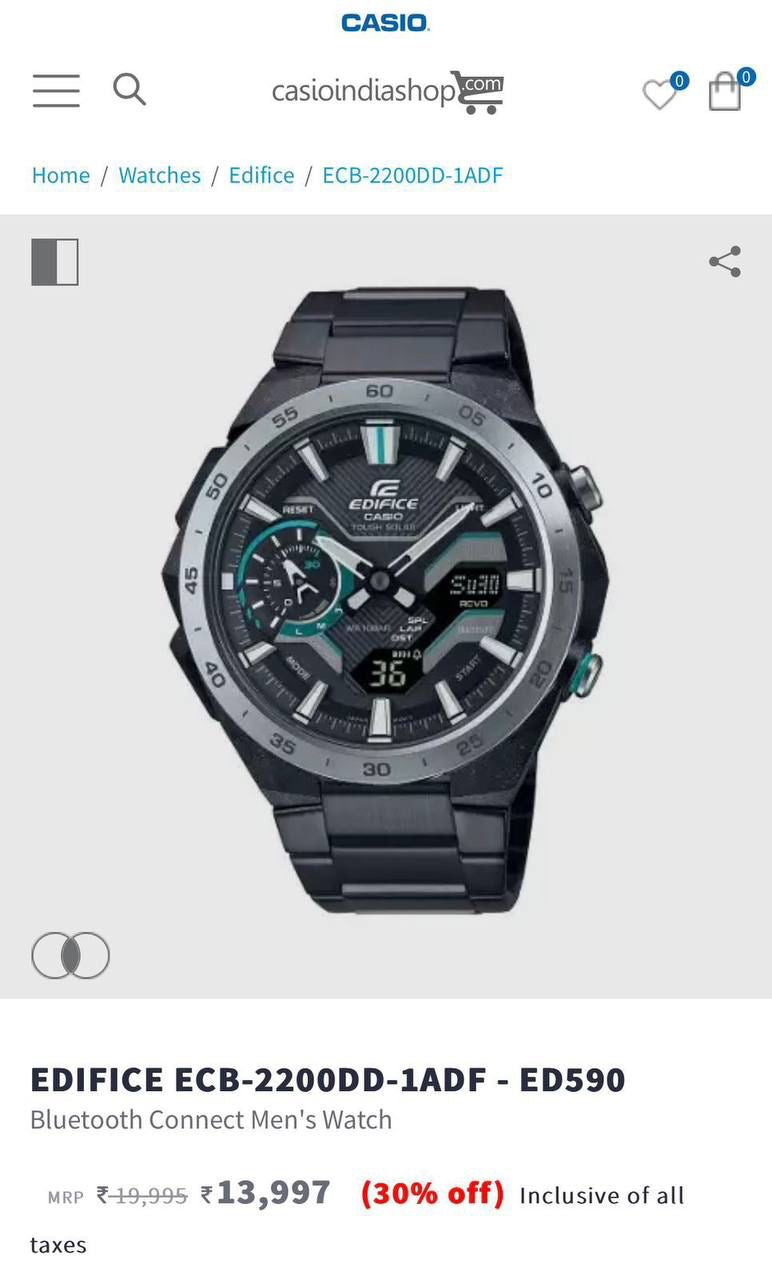 Casio Edifice Windflow Edition