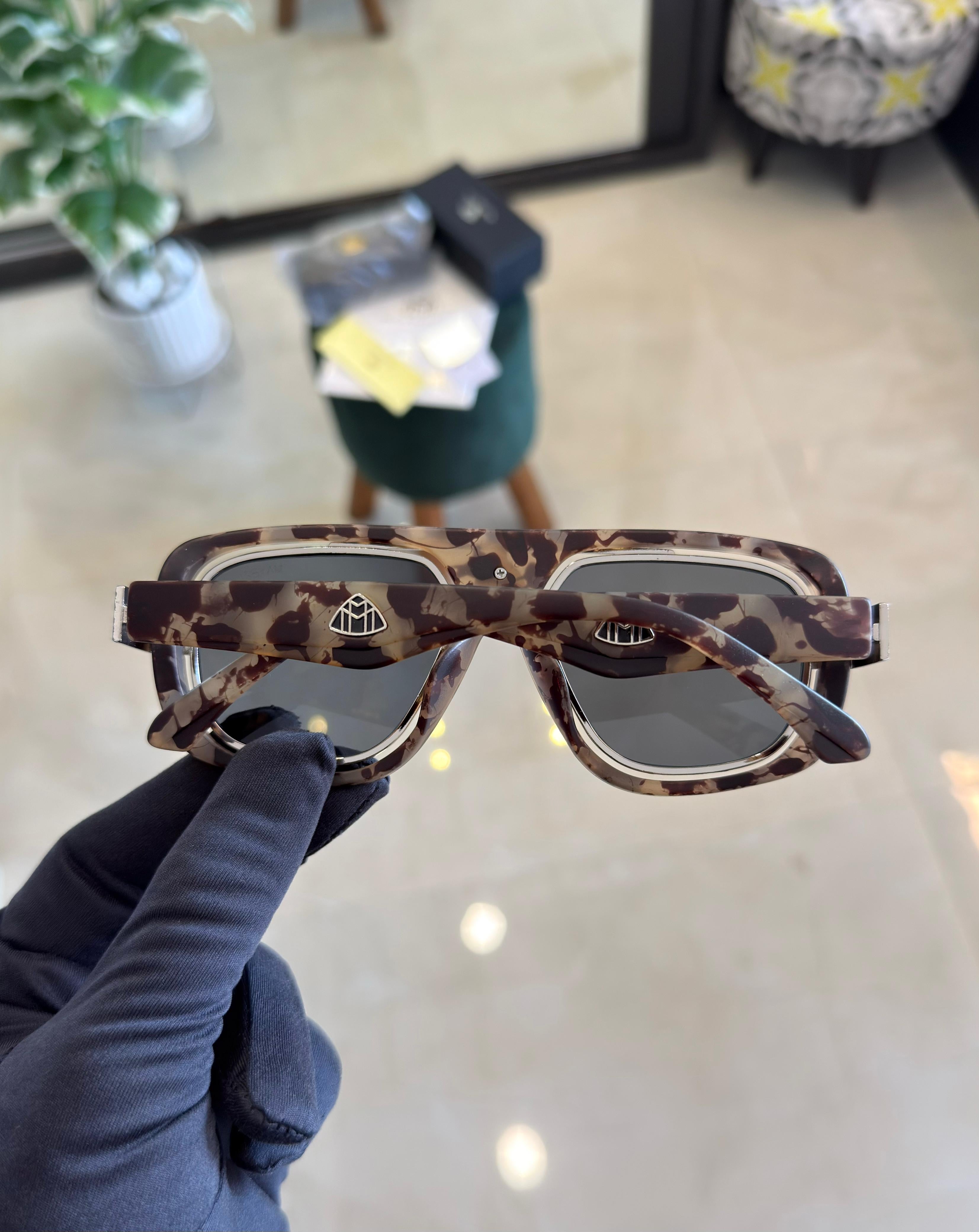 Maybach Brown Camouflage Sunglasses