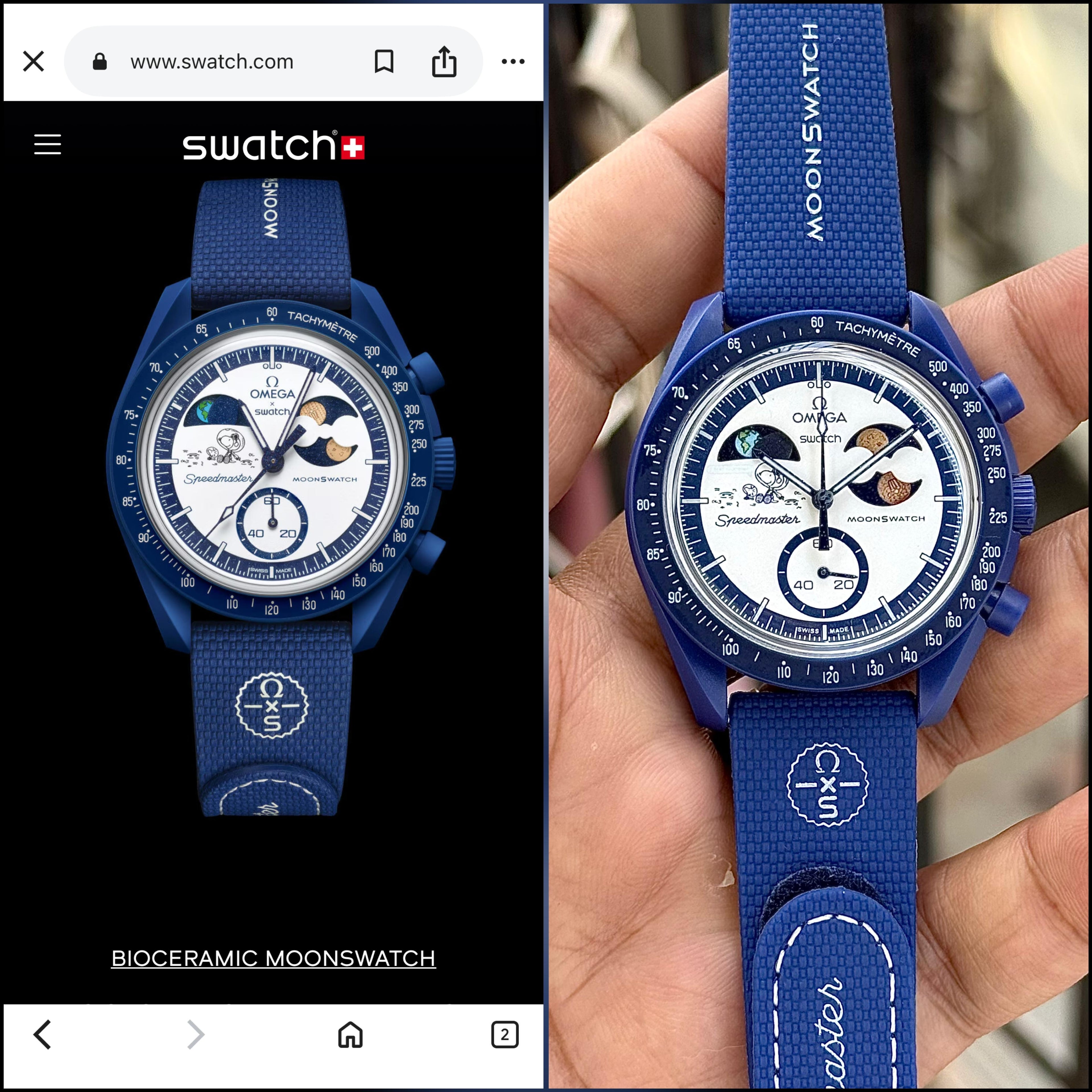 Omega Swatch Moonswatch