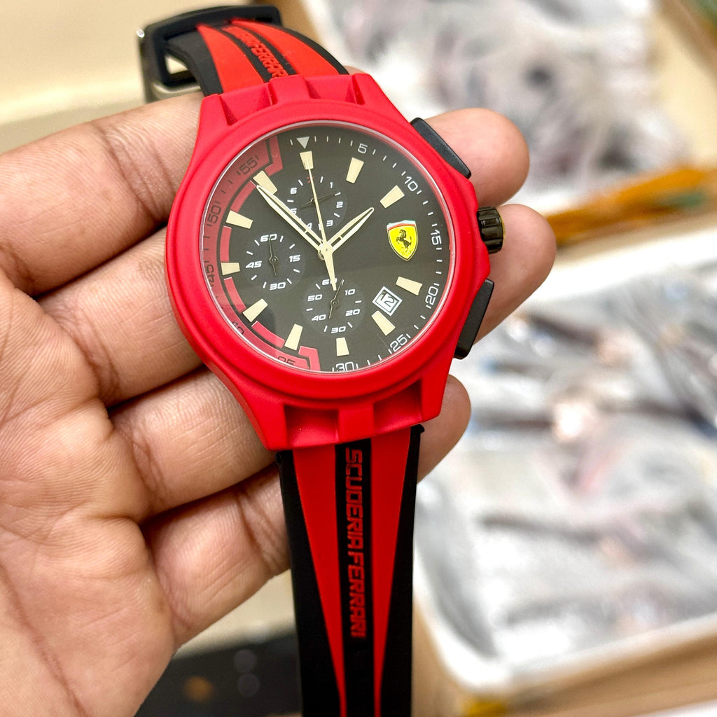 Scuderia Ferrari Red Rev Evo Chronograph