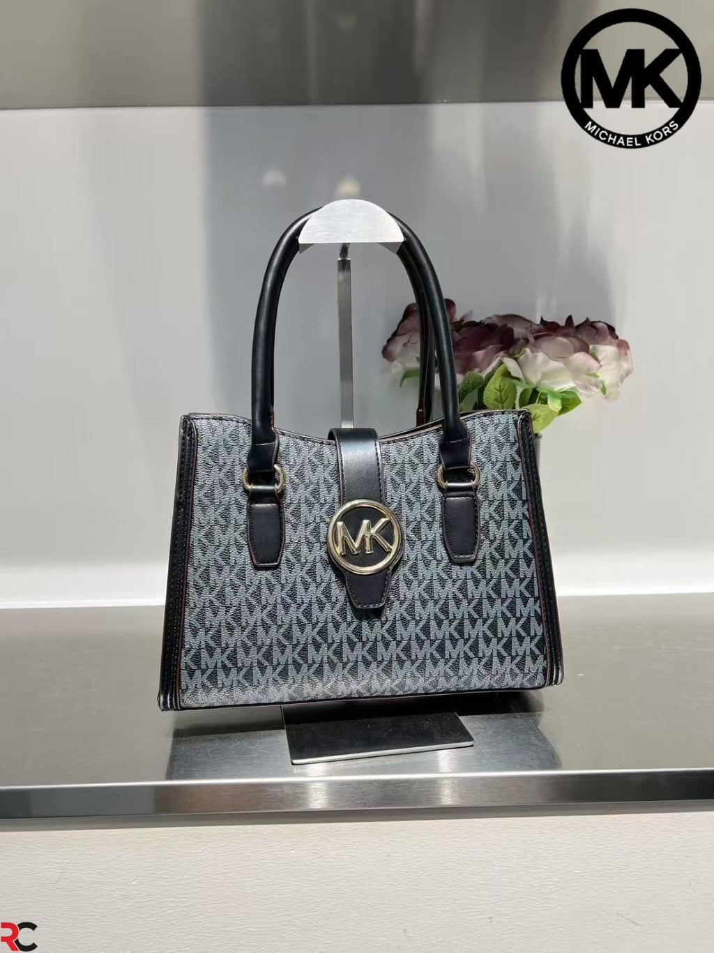 Michael Kors Gabby Small Logo Medium Satchel