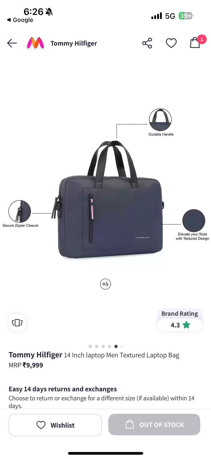Tommy Hilfiger Laptop Bag