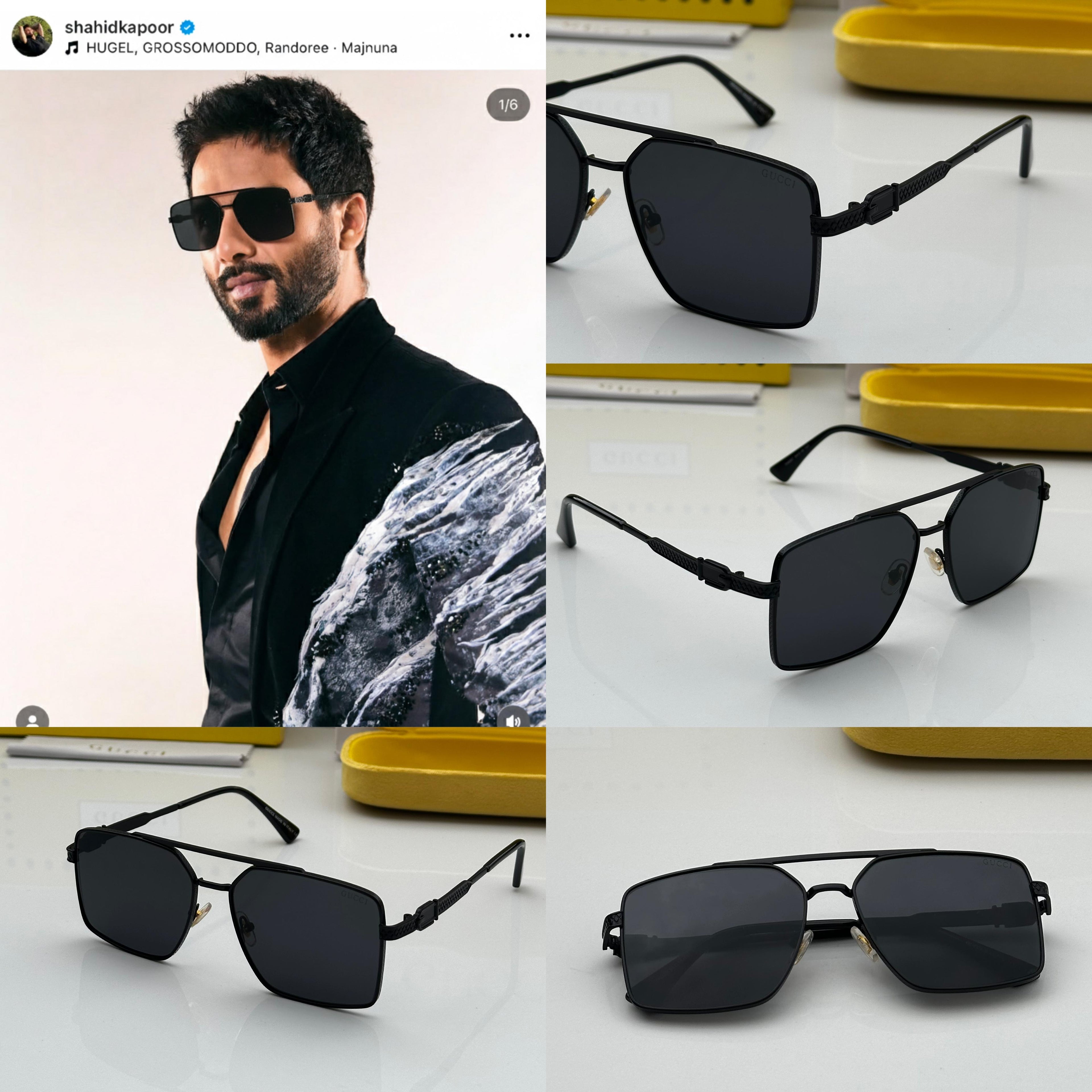 Gucci Unisex Sunglasses