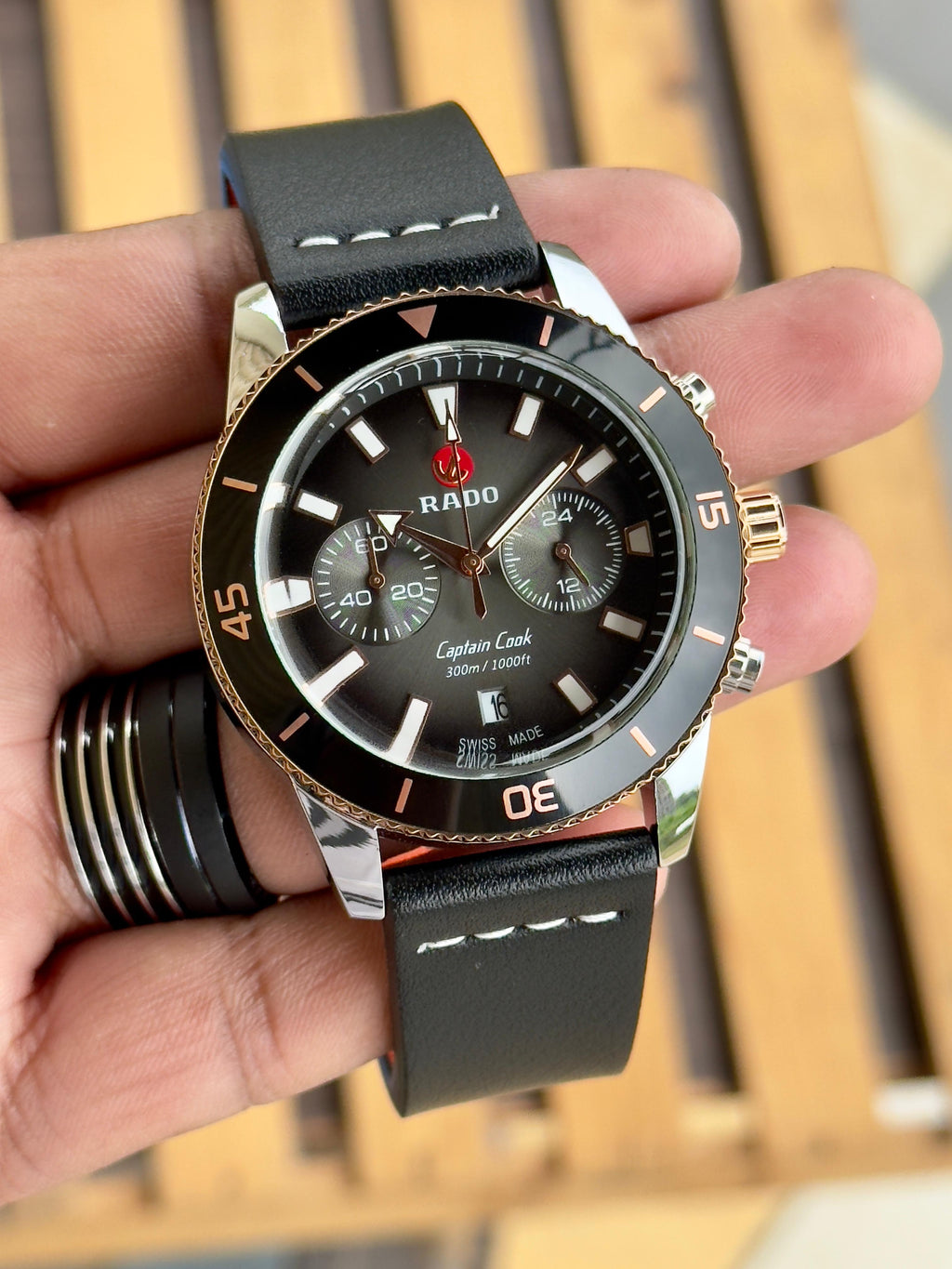 Rado Captain Cook Sunburst Dial