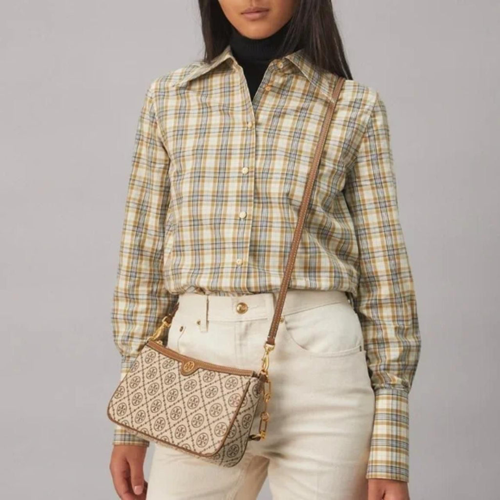 Tory Burch T Monogram Jacquard Studio Bag