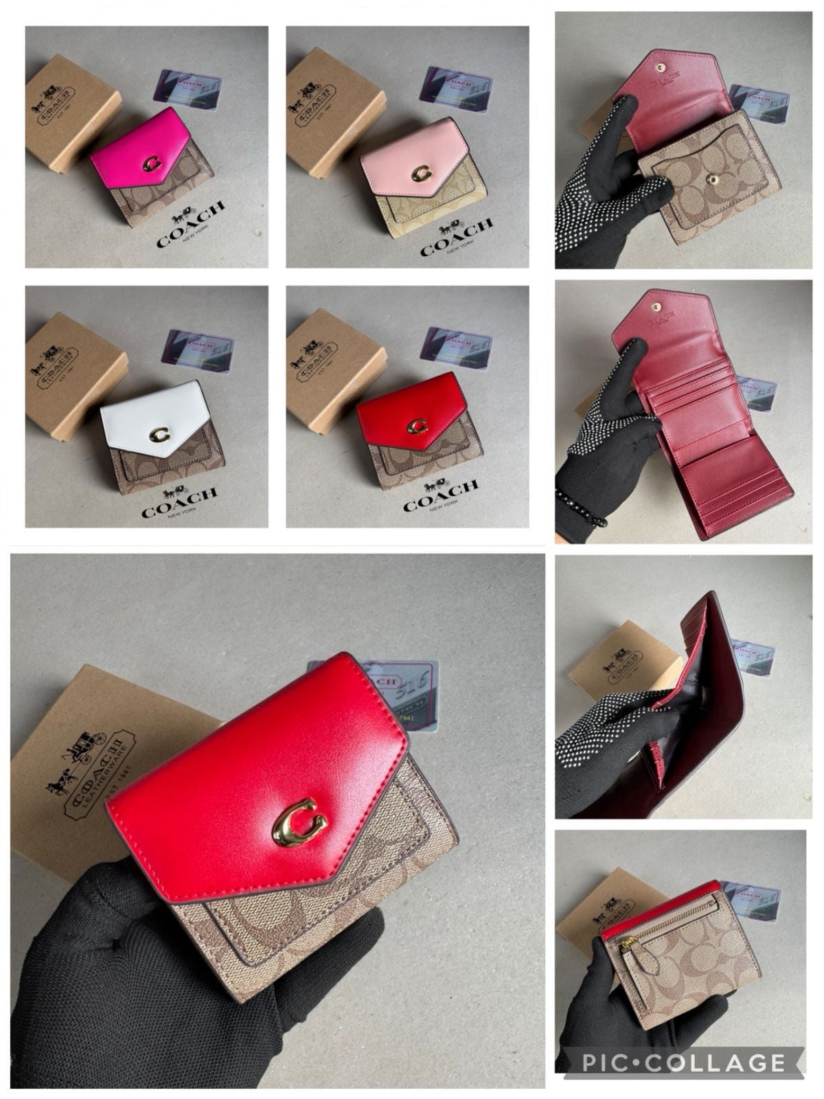Coach Trifold Mini Wallet