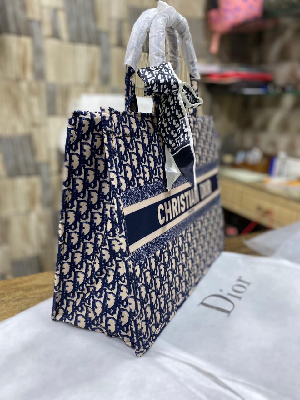 Christian Dior Book Tote Bag