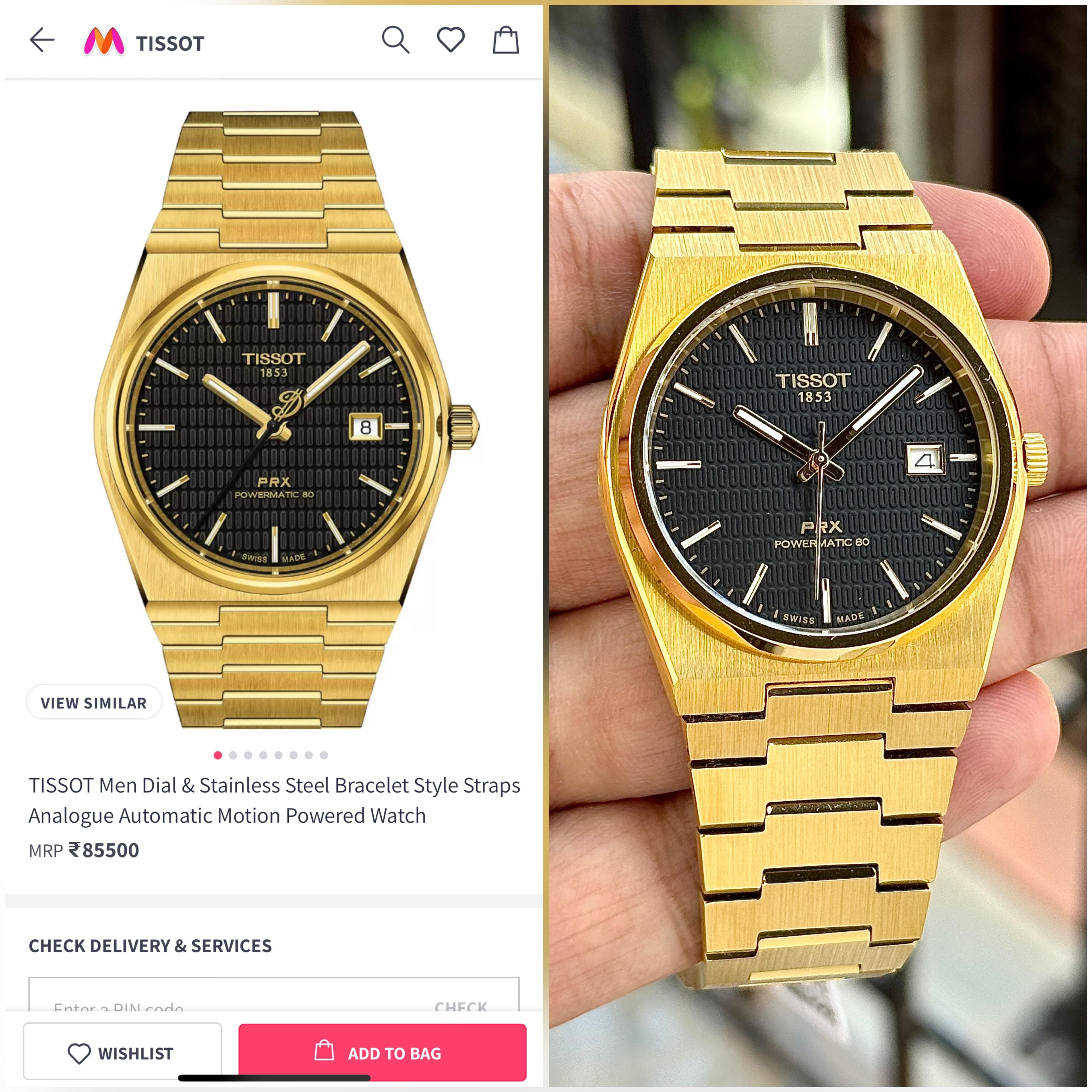 Tissot PRX Powermatic Collection