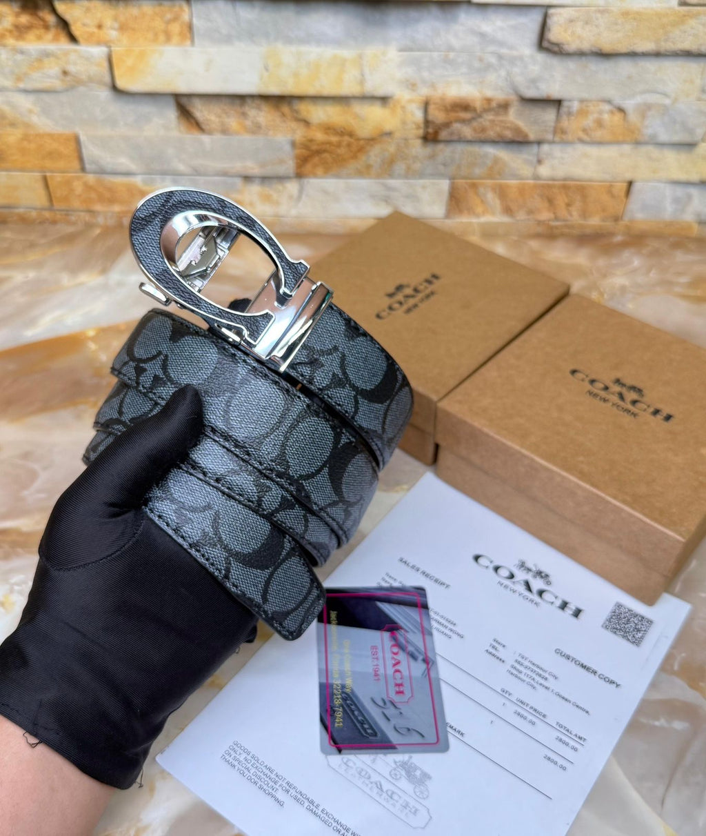 Coach Auto Lock Belt