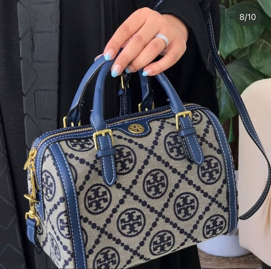 Tory Burch T Monogram Jacquard Speedy Bag