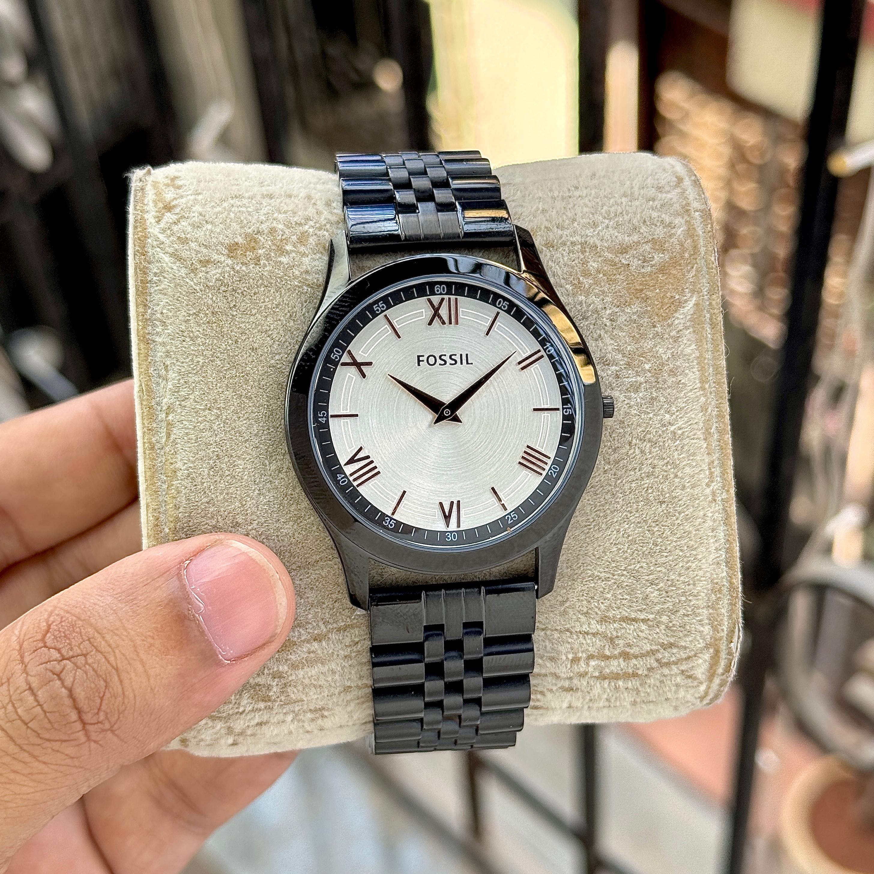 Fossil Clear Black Slim Series