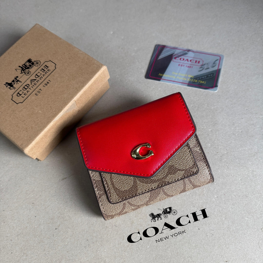 Coach Trifold Mini Wallet