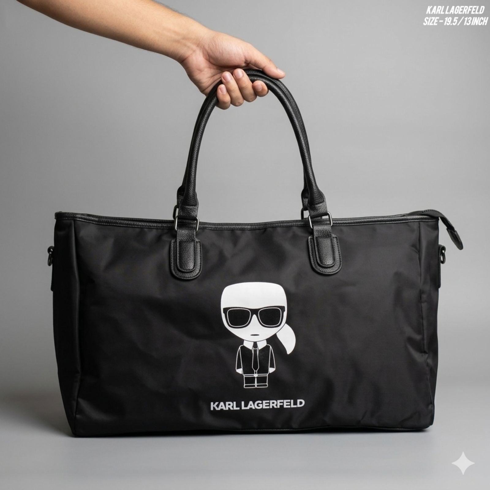Karl Lagerfeld Ikonic 2.0 Large Duffel Bag