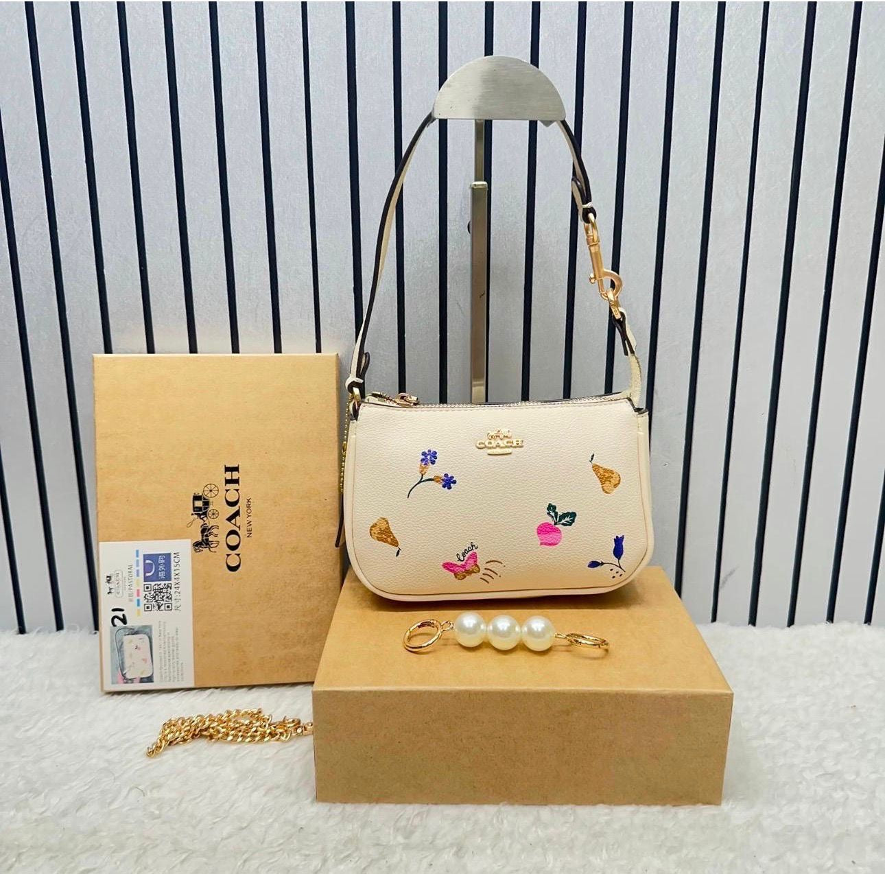 Coach Nolita Daisy Applique Bag