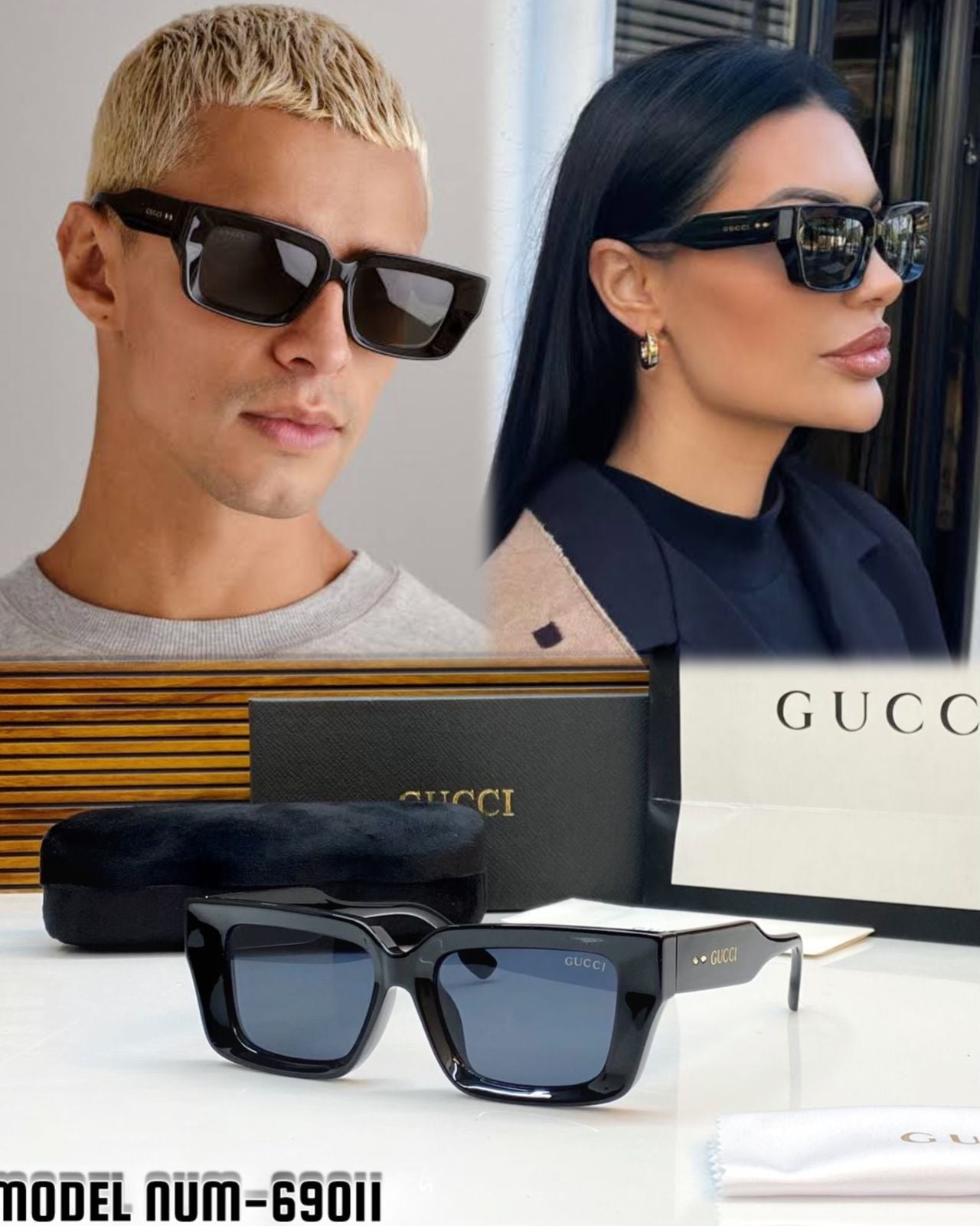 Gucci Unisex Sunglasses