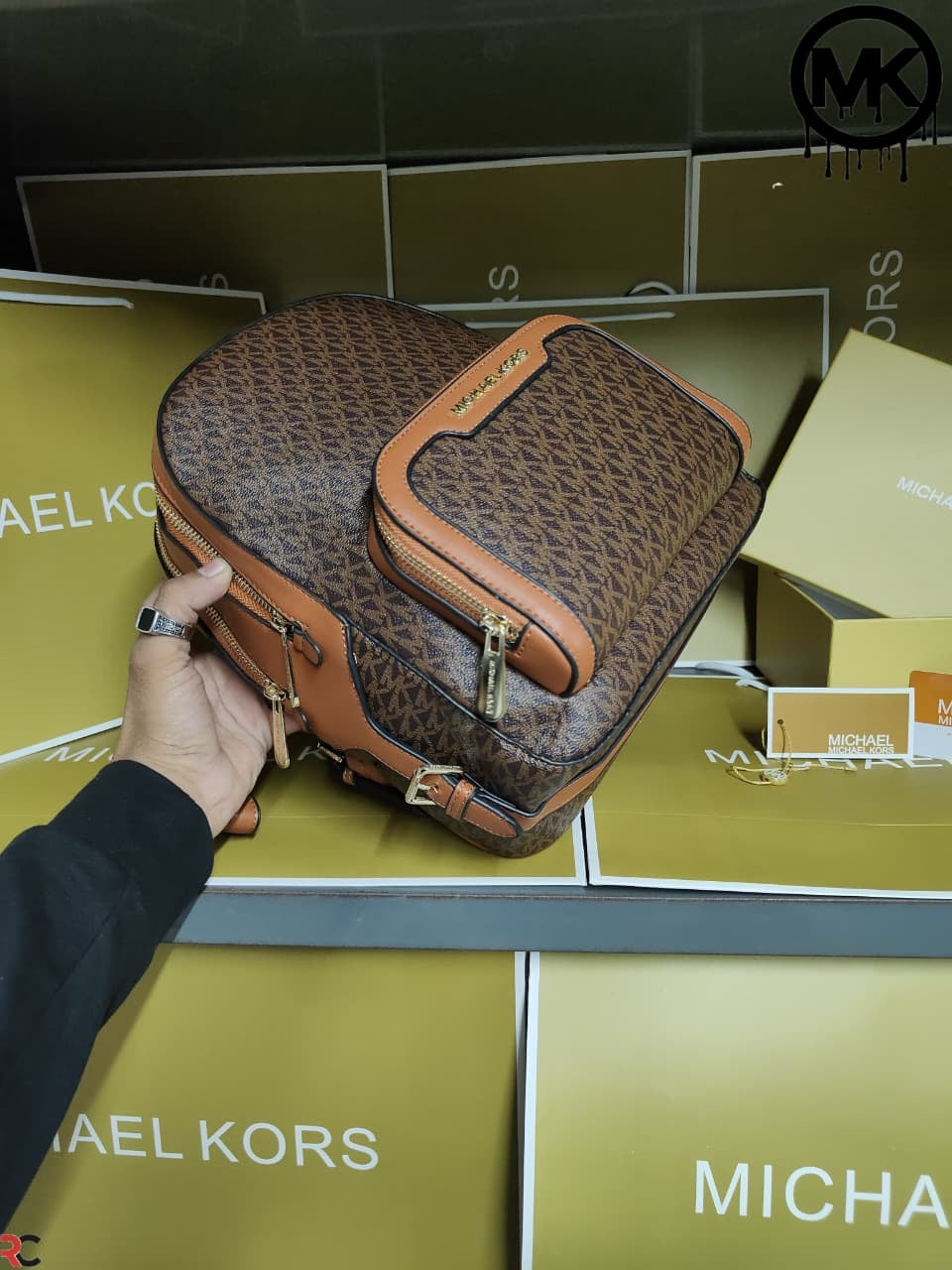 Michael Kors Jaycee Medium Logo Backpack