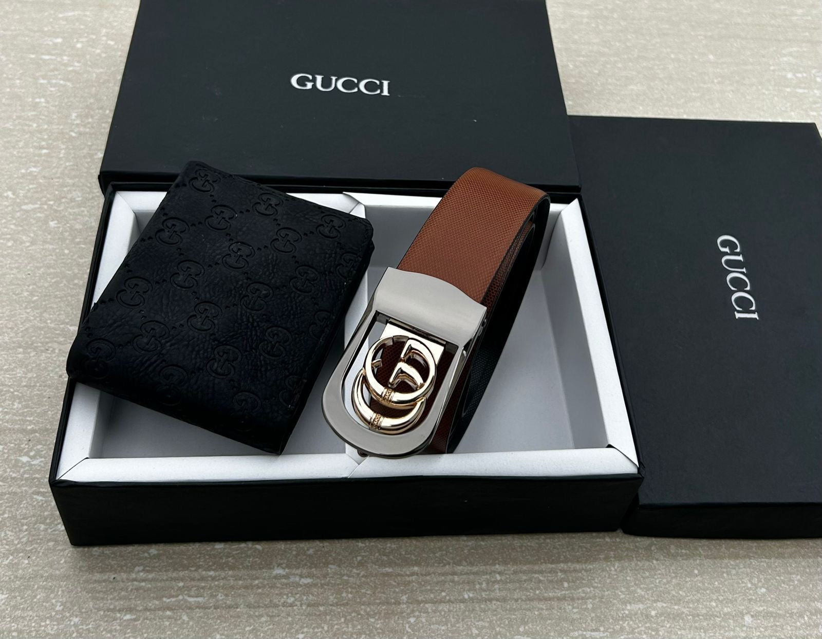 Gucci Reversible Belt & Wallet Combo