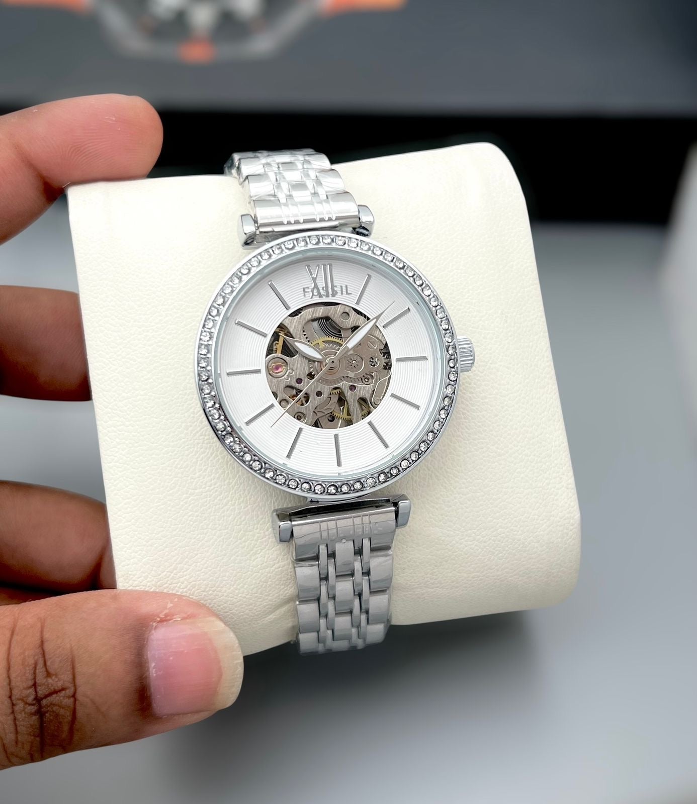 Fossil Diamond Bezel