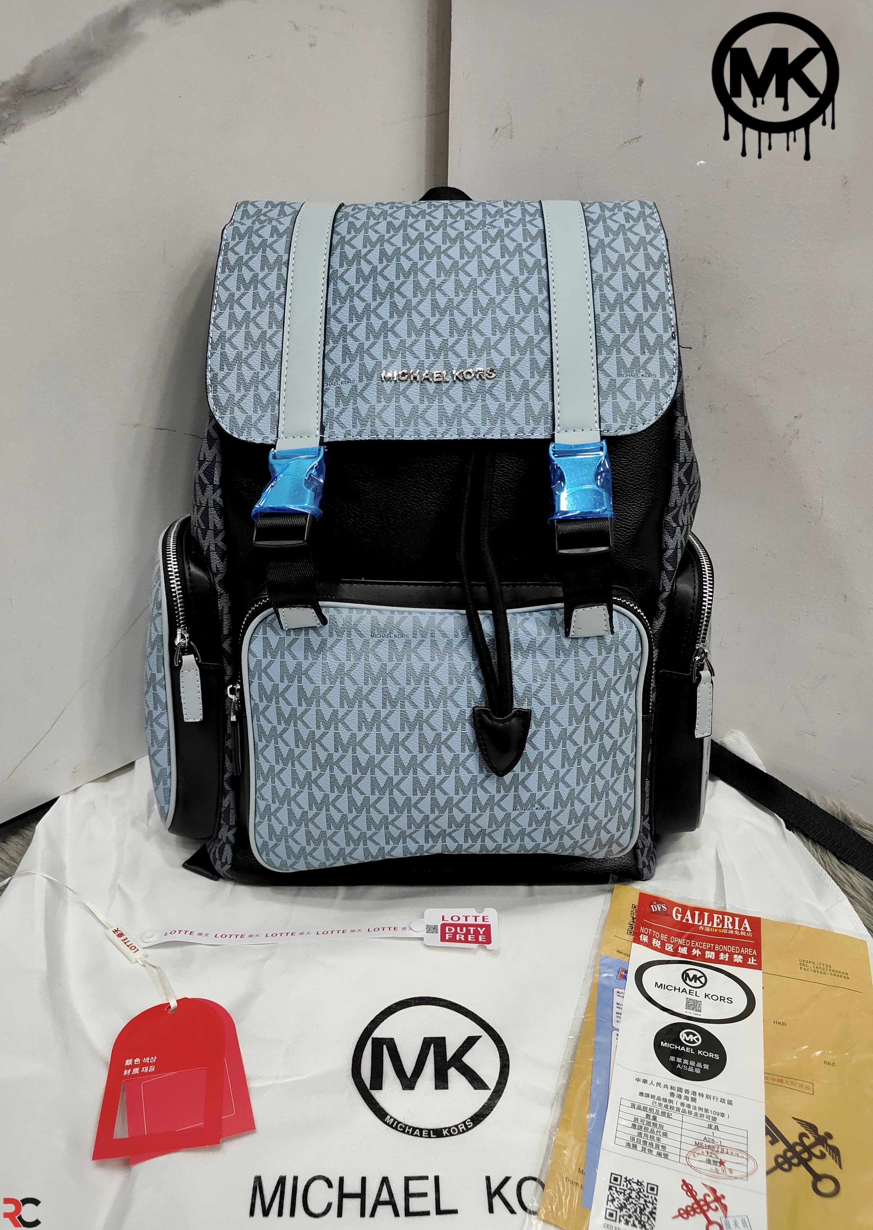 Michael Kors Cooper Logo Signature Canvas Backpack