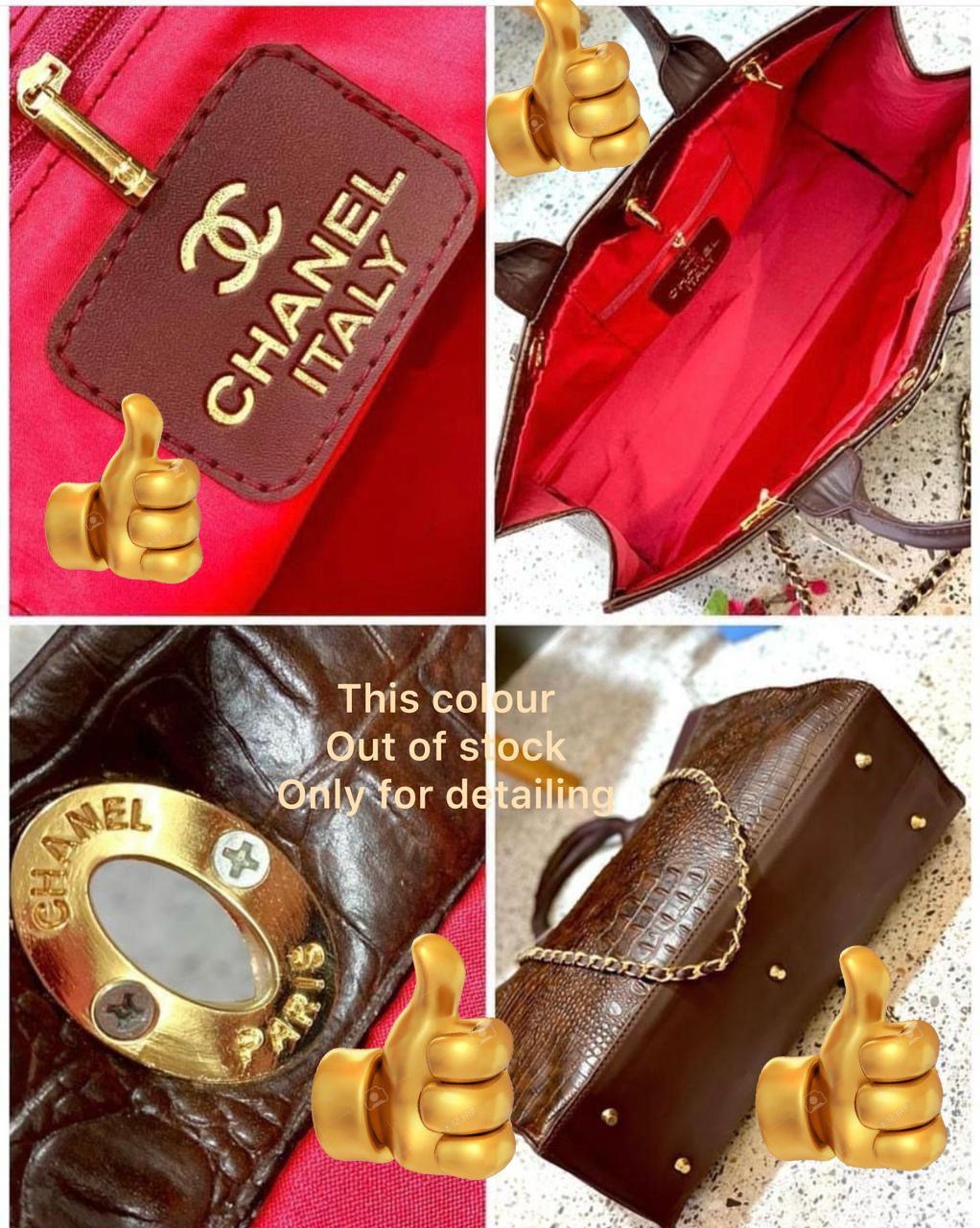 Chanel Croco Tote Bag