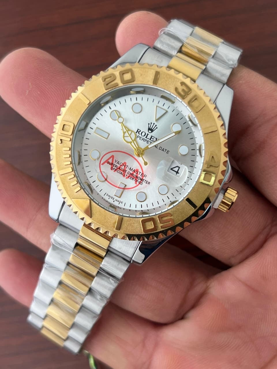 Rolex GMT II Ever gold silver