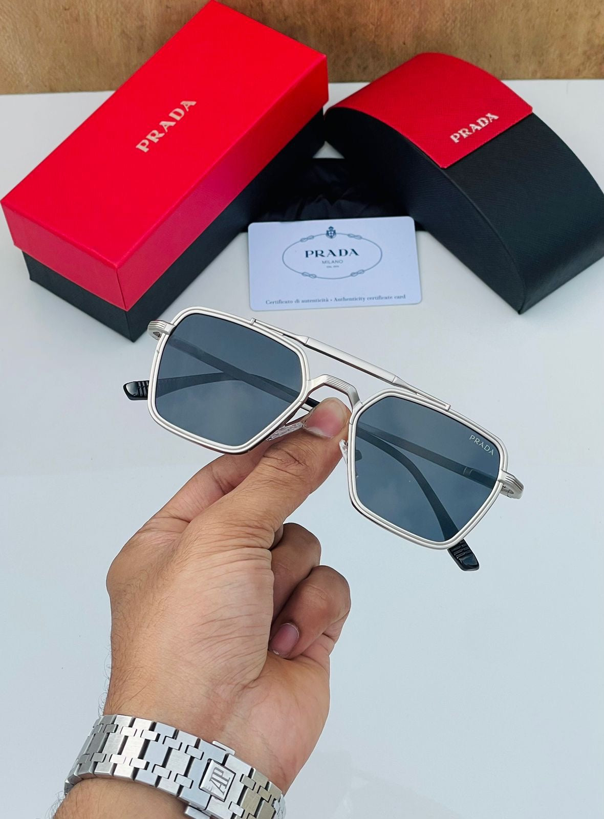 Prada Unisex Sunglasses