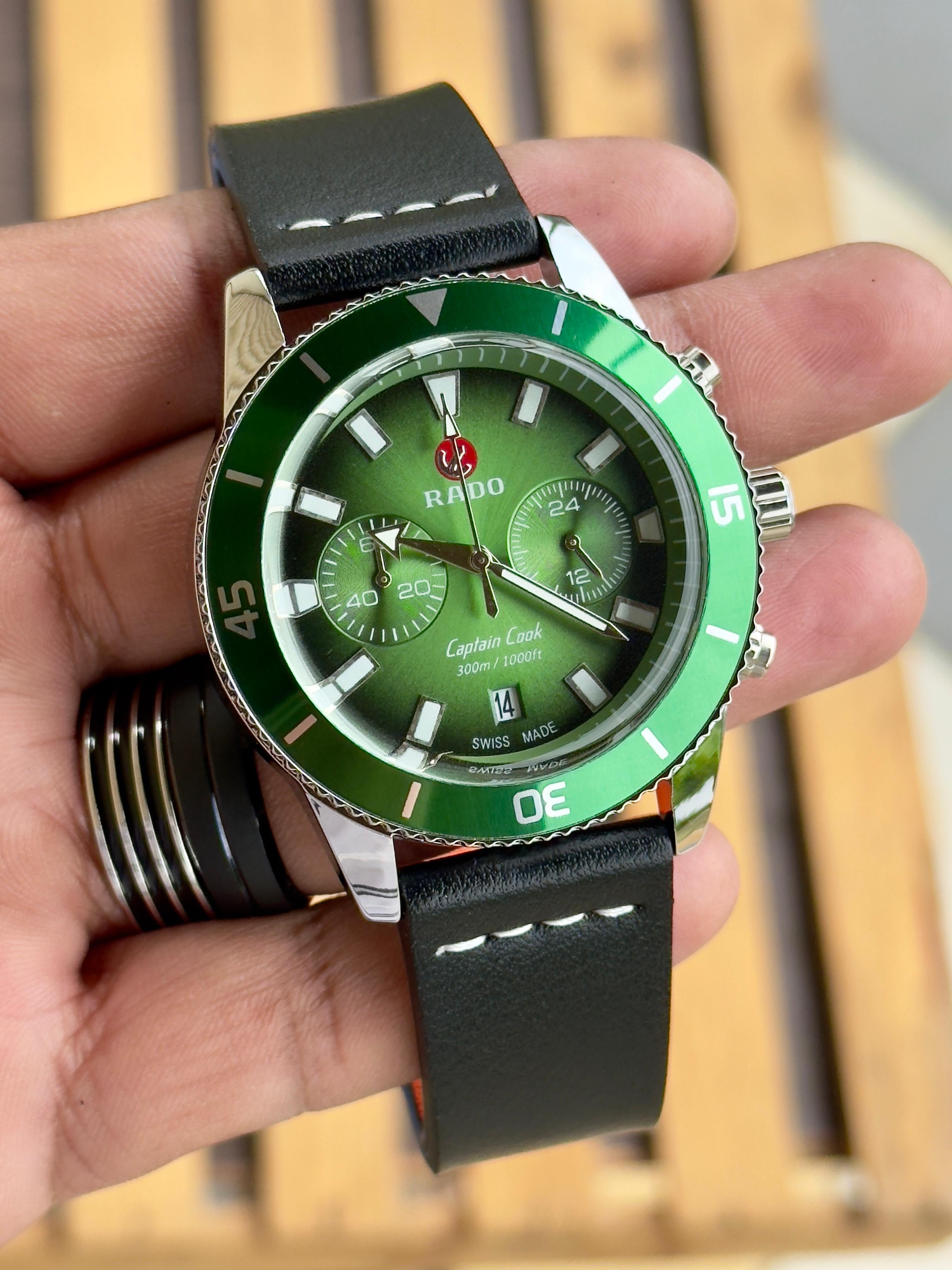 Rado Captain Cook Sunburst Dial