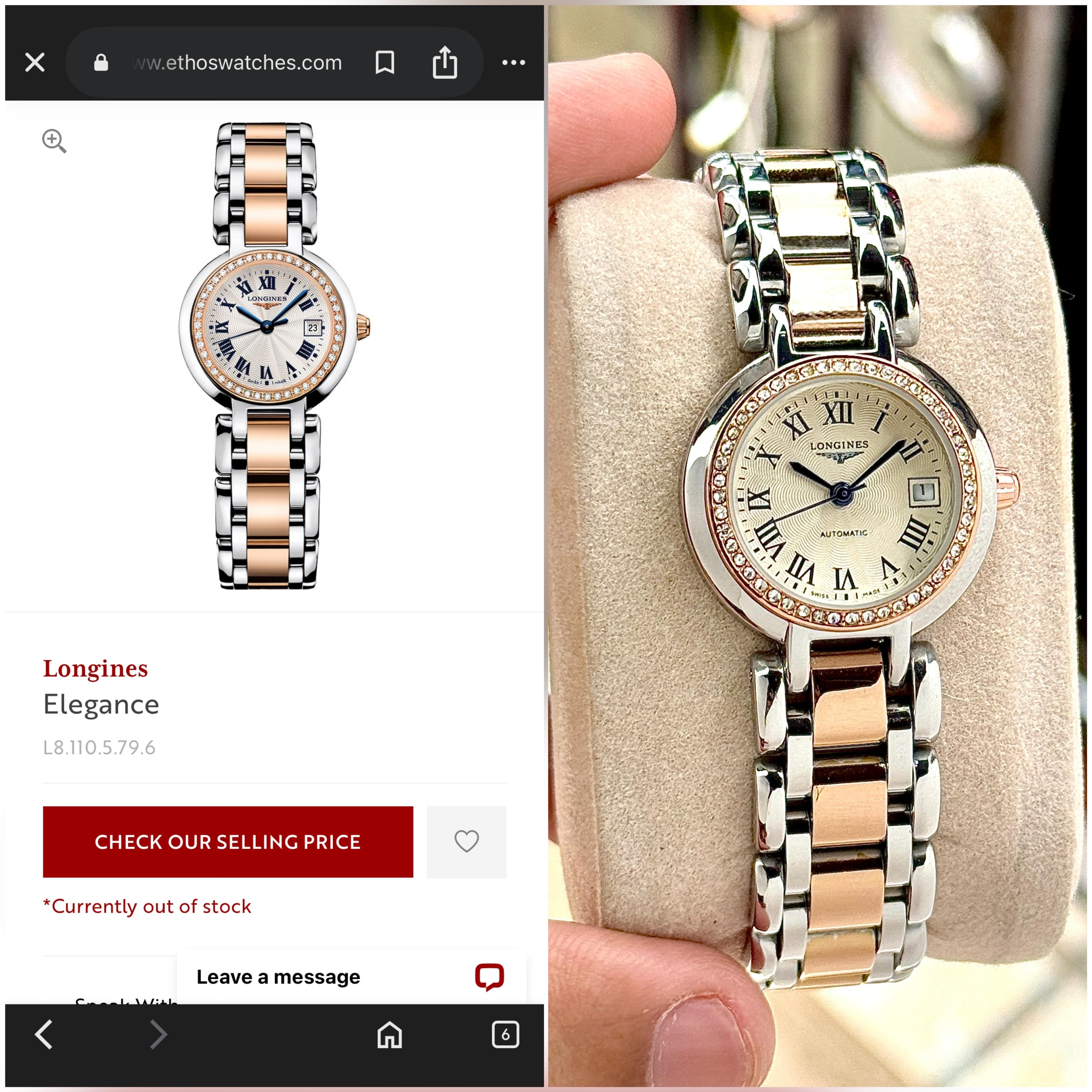 Longines Automatic Prima Luna Collection