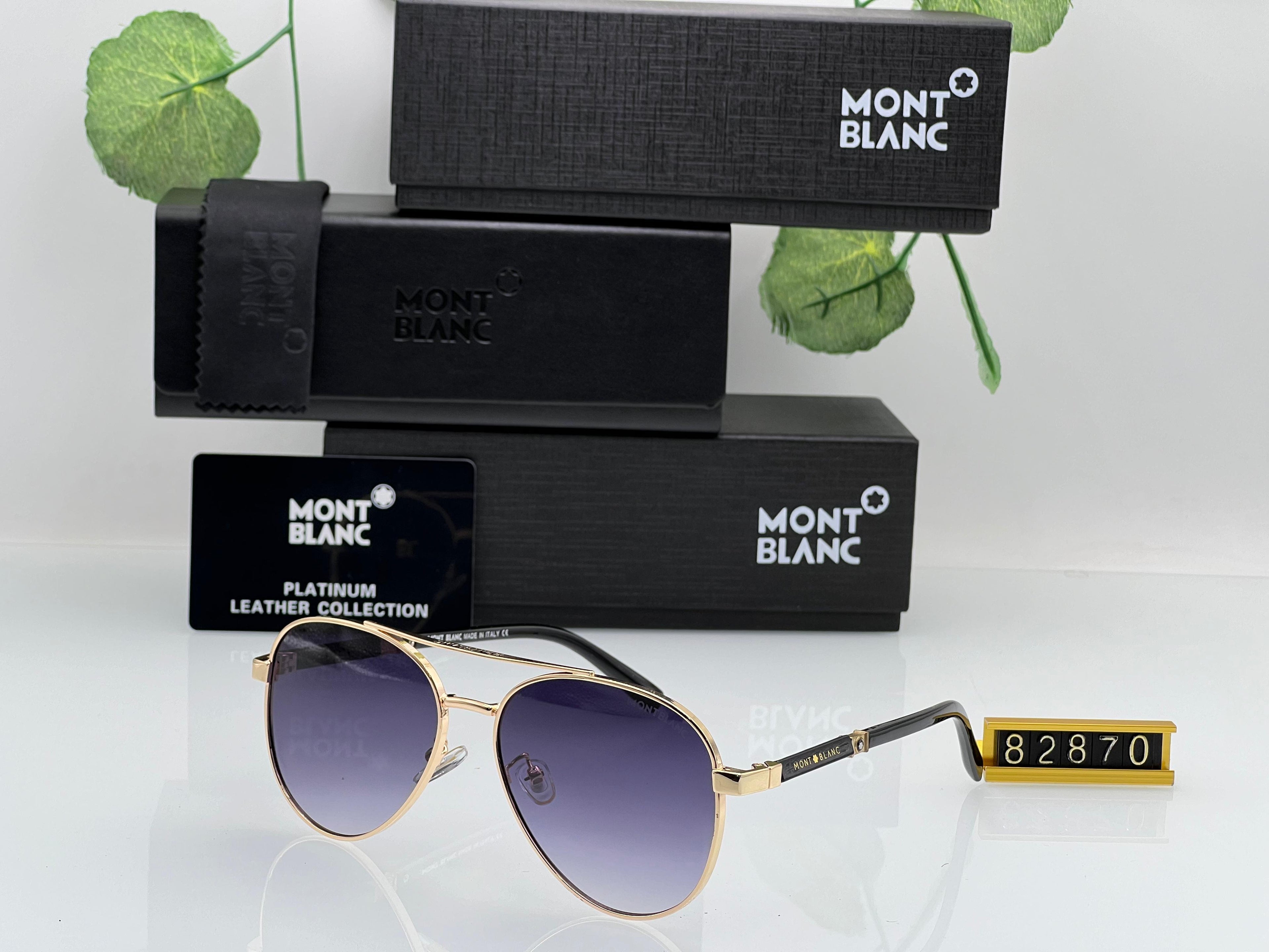Mont Blanc Unisex Sunglasses