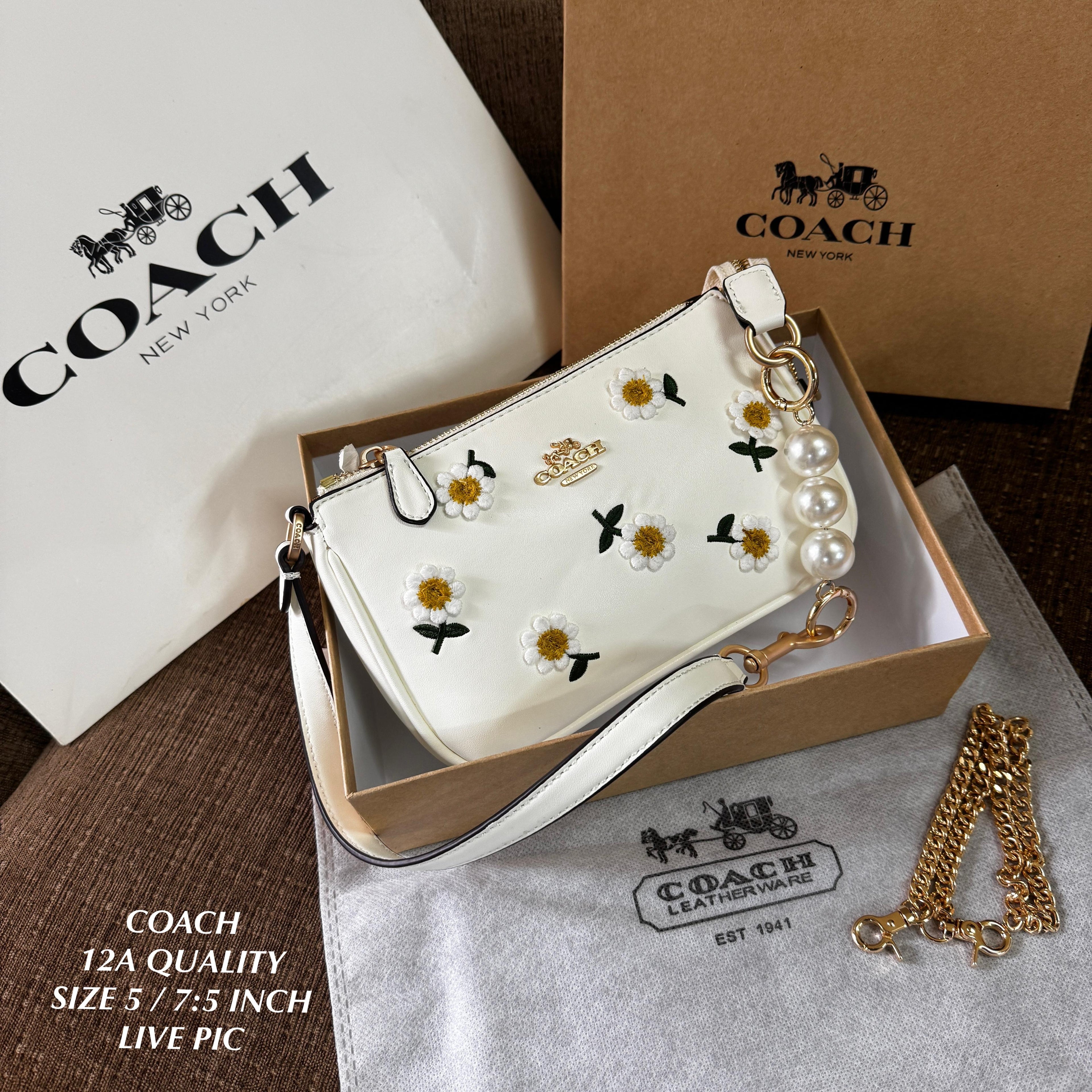 Coach Nolita Daisy Applique Bag